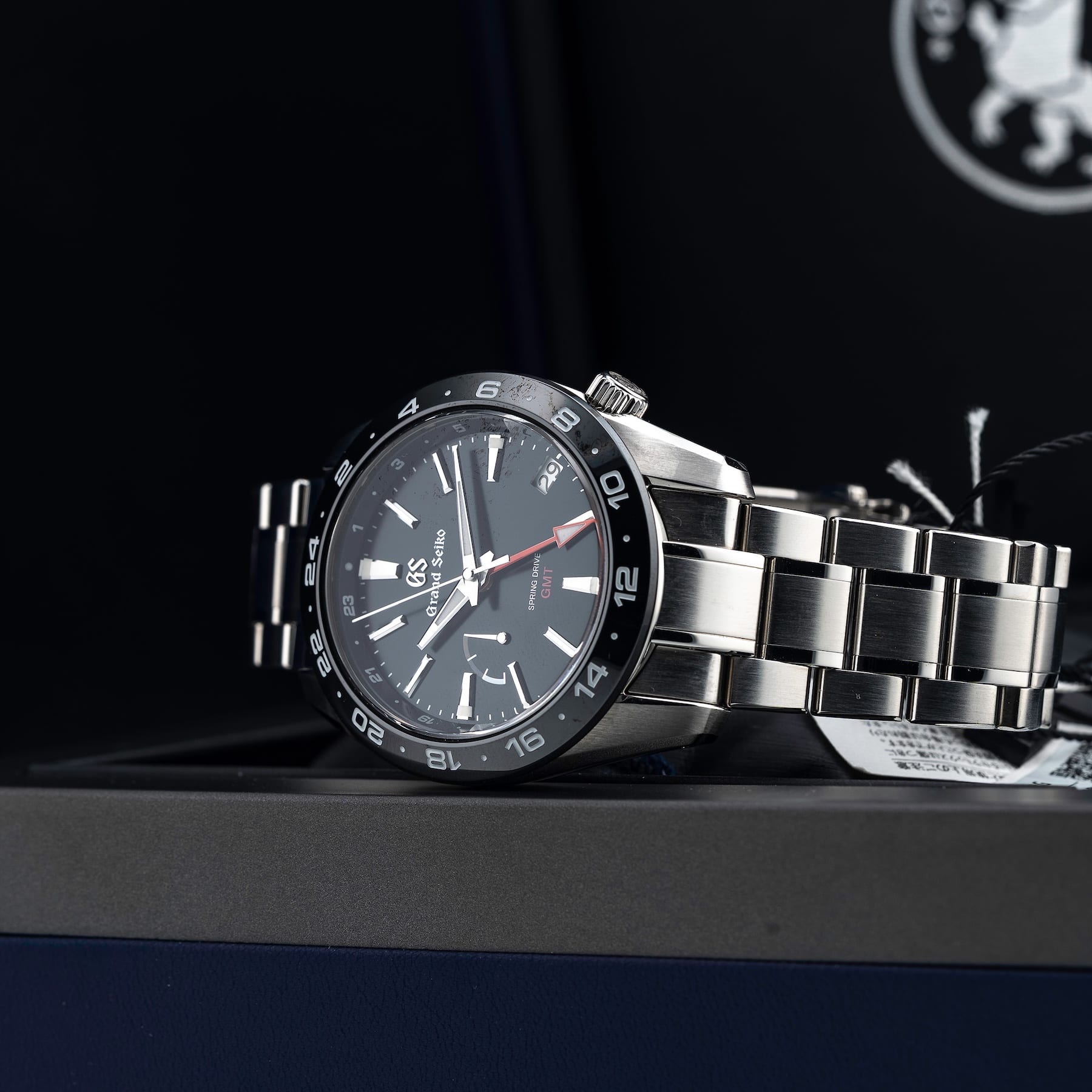 Grand Seiko SBGE253 Sport GMT Spring Drive Black Dial