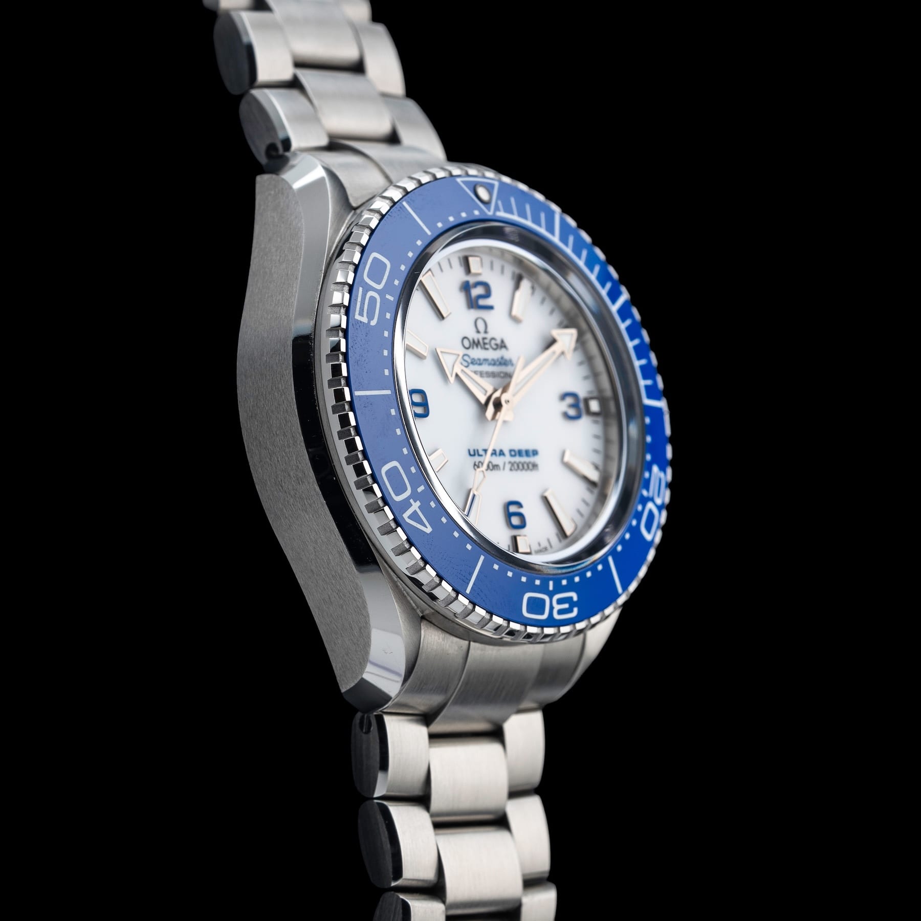 Omega Seamaster Planet Ocean 6000m Ultra Deep White Dial 215.30.46.21.04.001