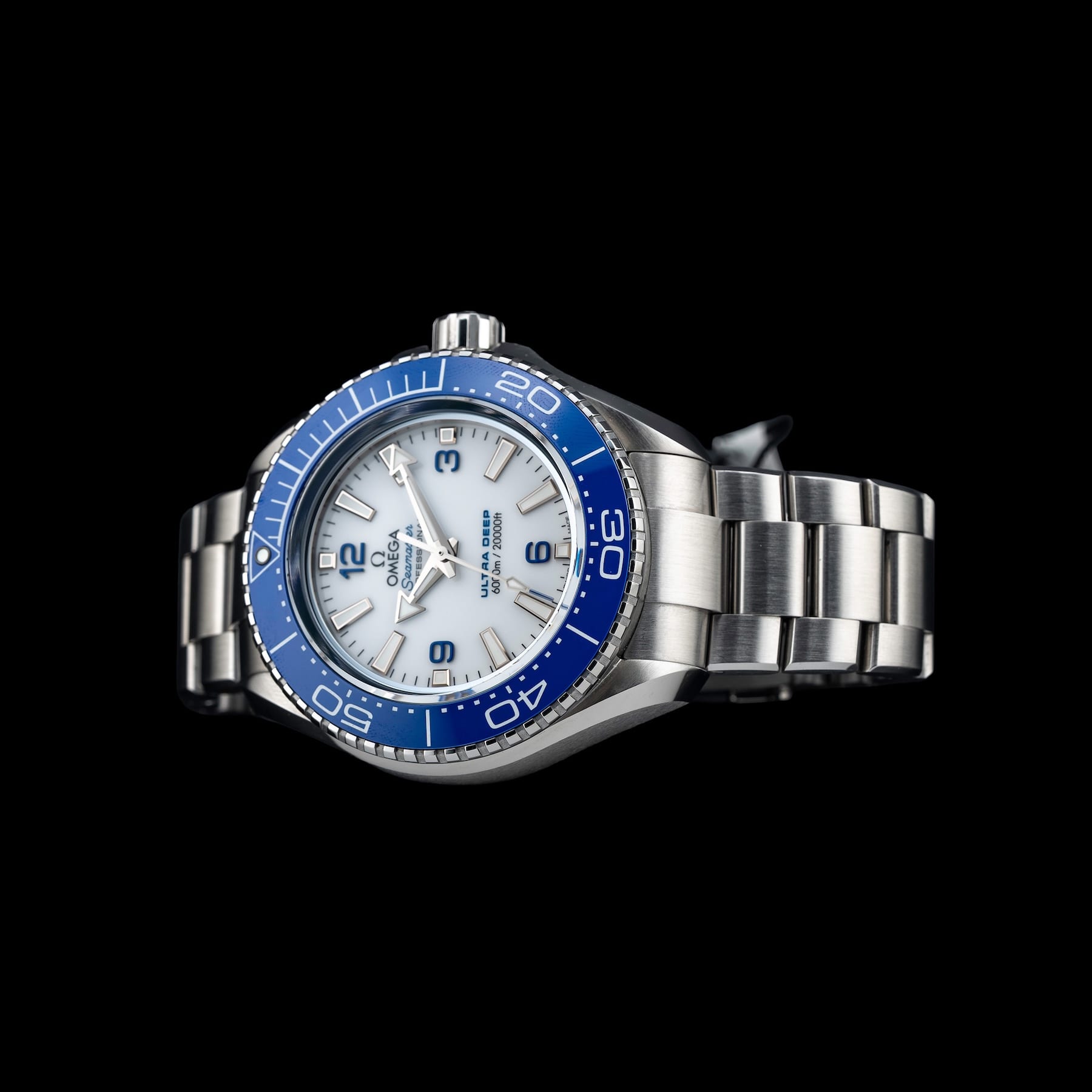Omega Seamaster Planet Ocean 6000m Ultra Deep White Dial 215.30.46.21.04.001