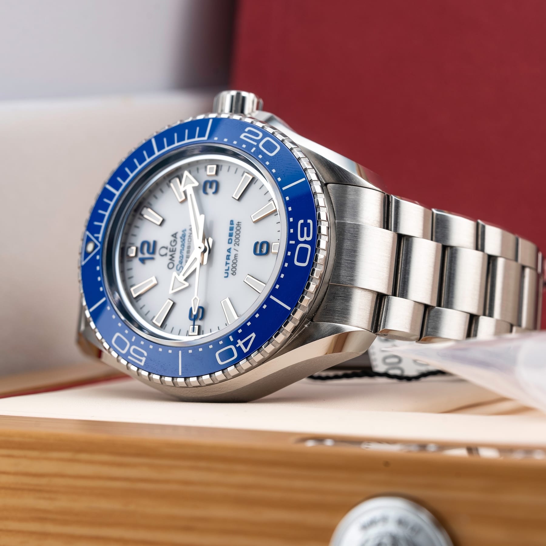 Omega Seamaster Planet Ocean 6000m Ultra Deep White Dial 215.30.46.21.04.001