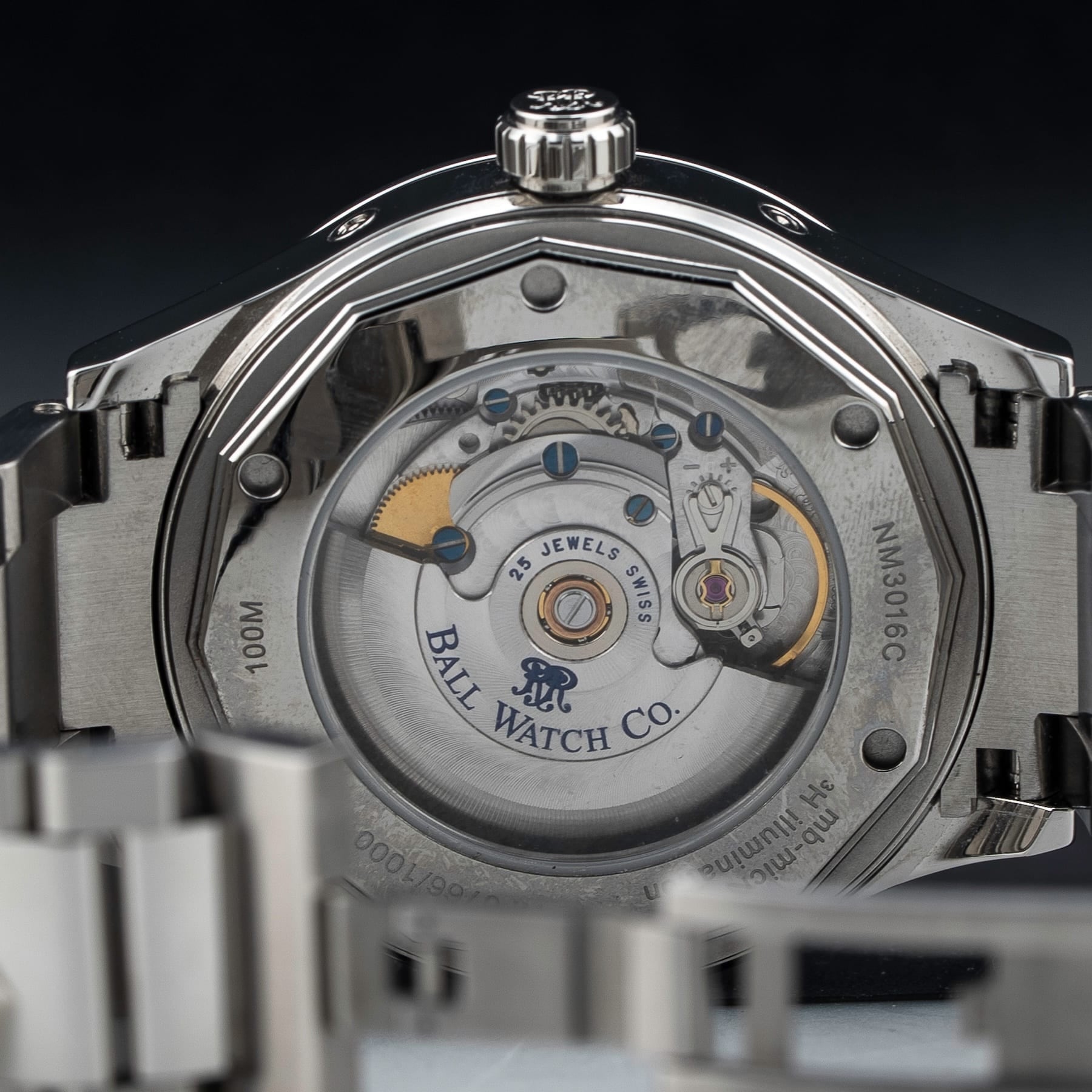 Ball Engineer II Moon Calendar Silver Dial NM3016C-S1J-SL