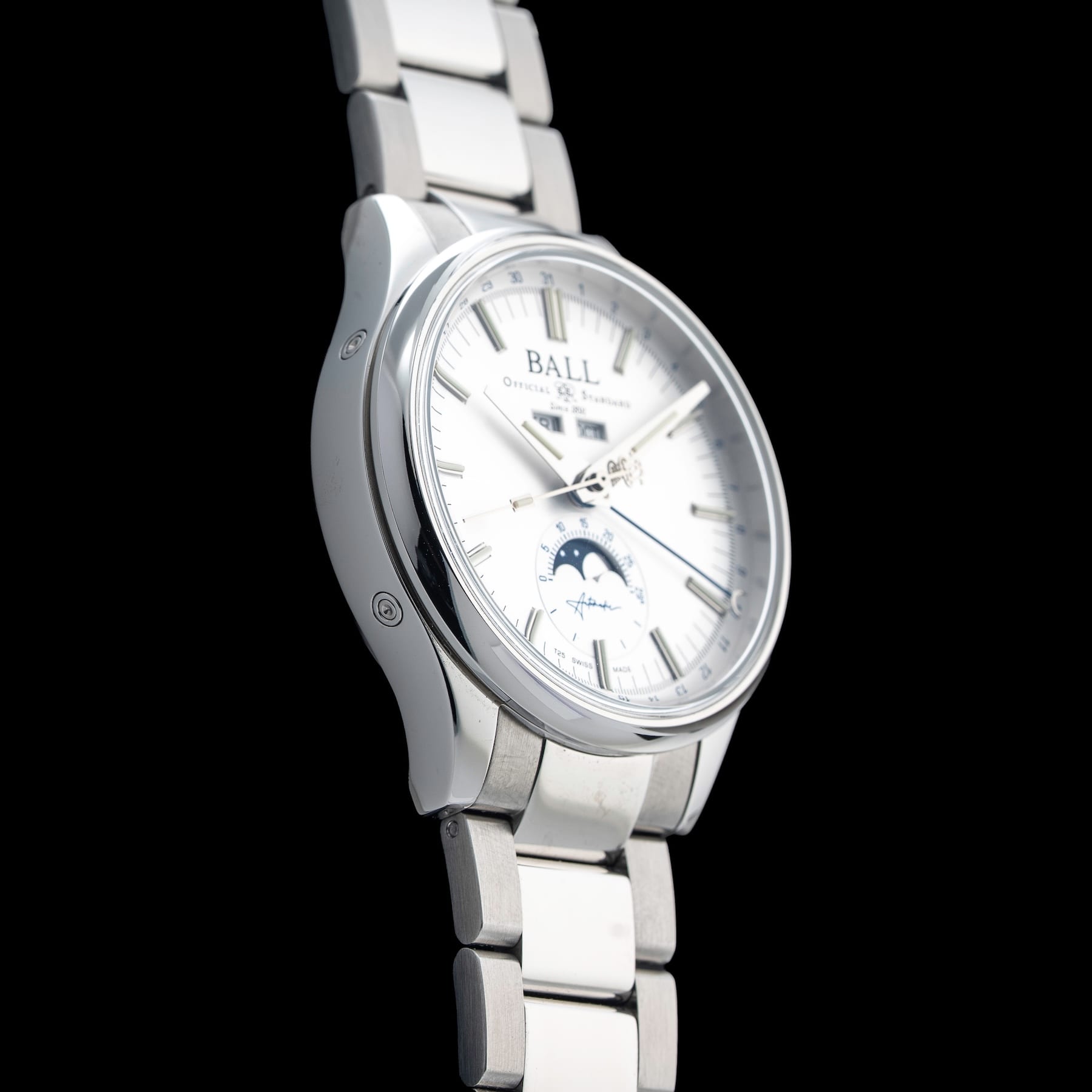 Ball Engineer II Moon Calendar Silver Dial NM3016C-S1J-SL