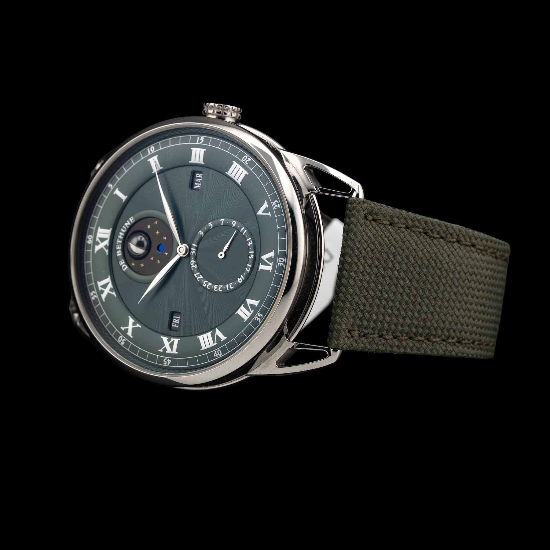 De Bethune Perpetual Calendar Green Dial Titanium DB25QPATIS4