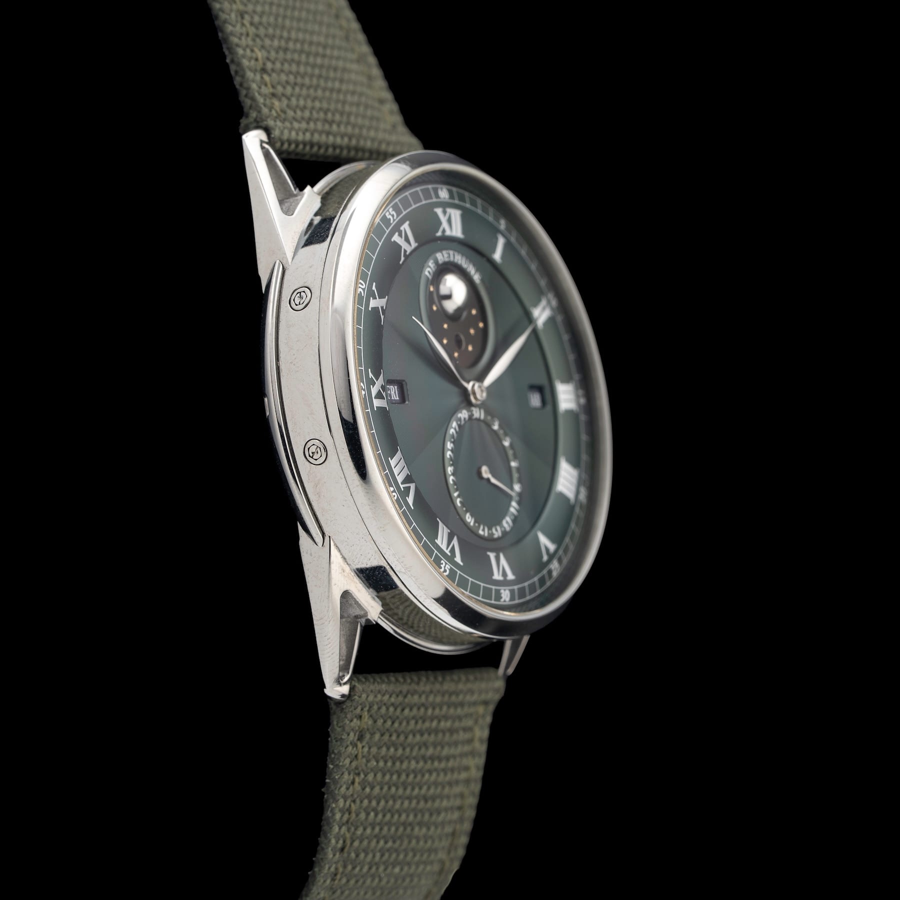 De Bethune Perpetual Calendar Green Dial Titanium DB25QPATIS4