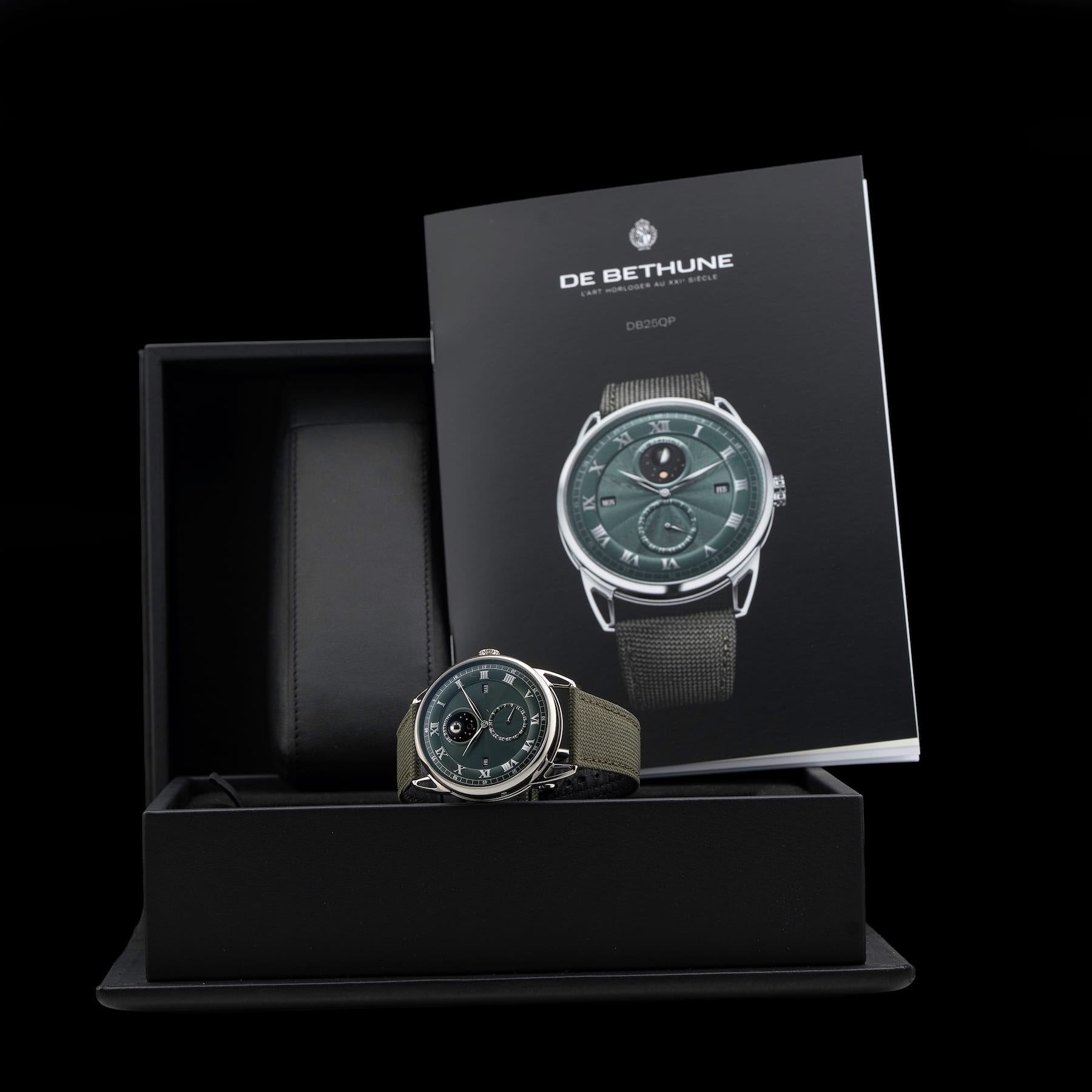 De Bethune Perpetual Calendar Green Dial Titanium DB25QPATIS4