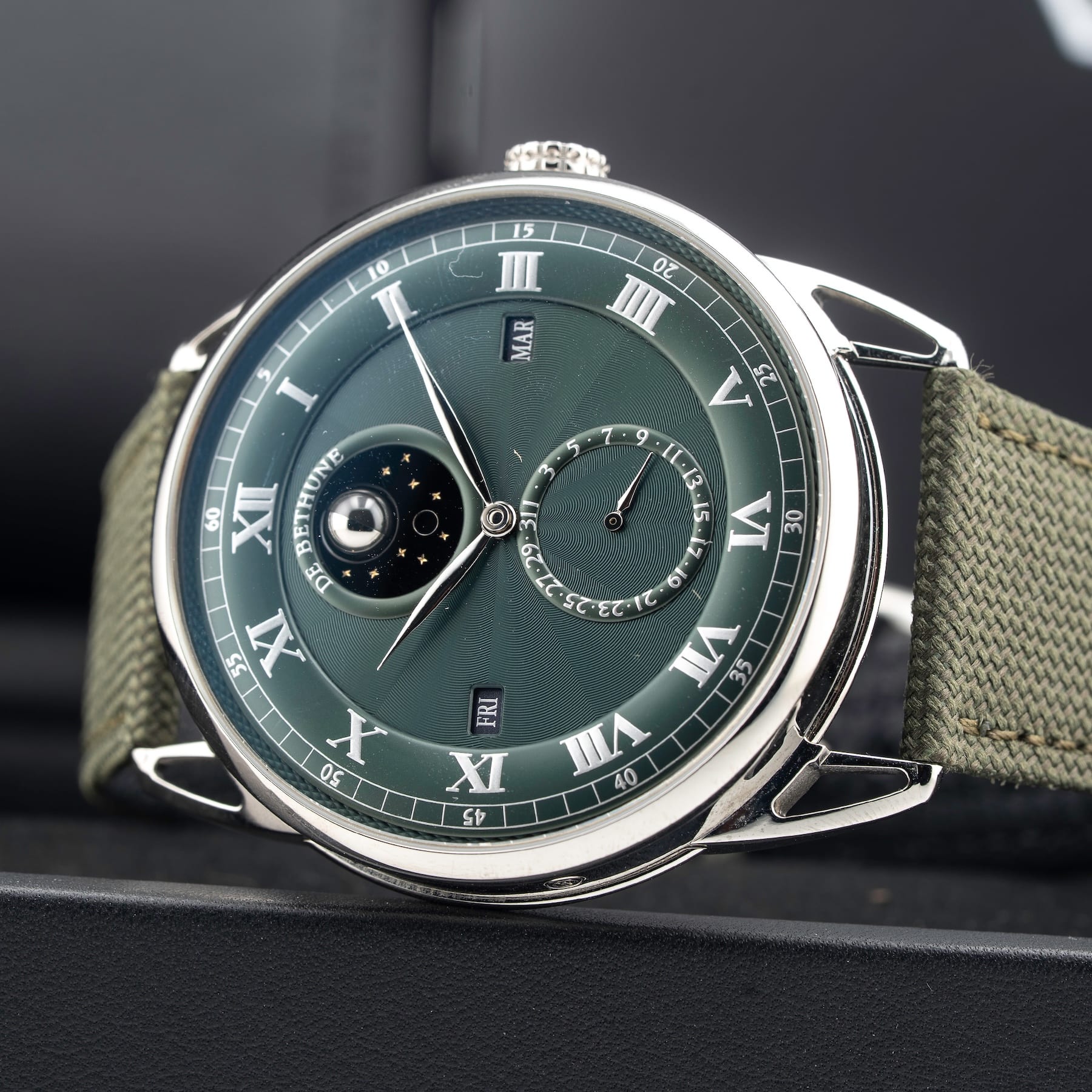 De Bethune Perpetual Calendar Green Dial Titanium DB25QPATIS4