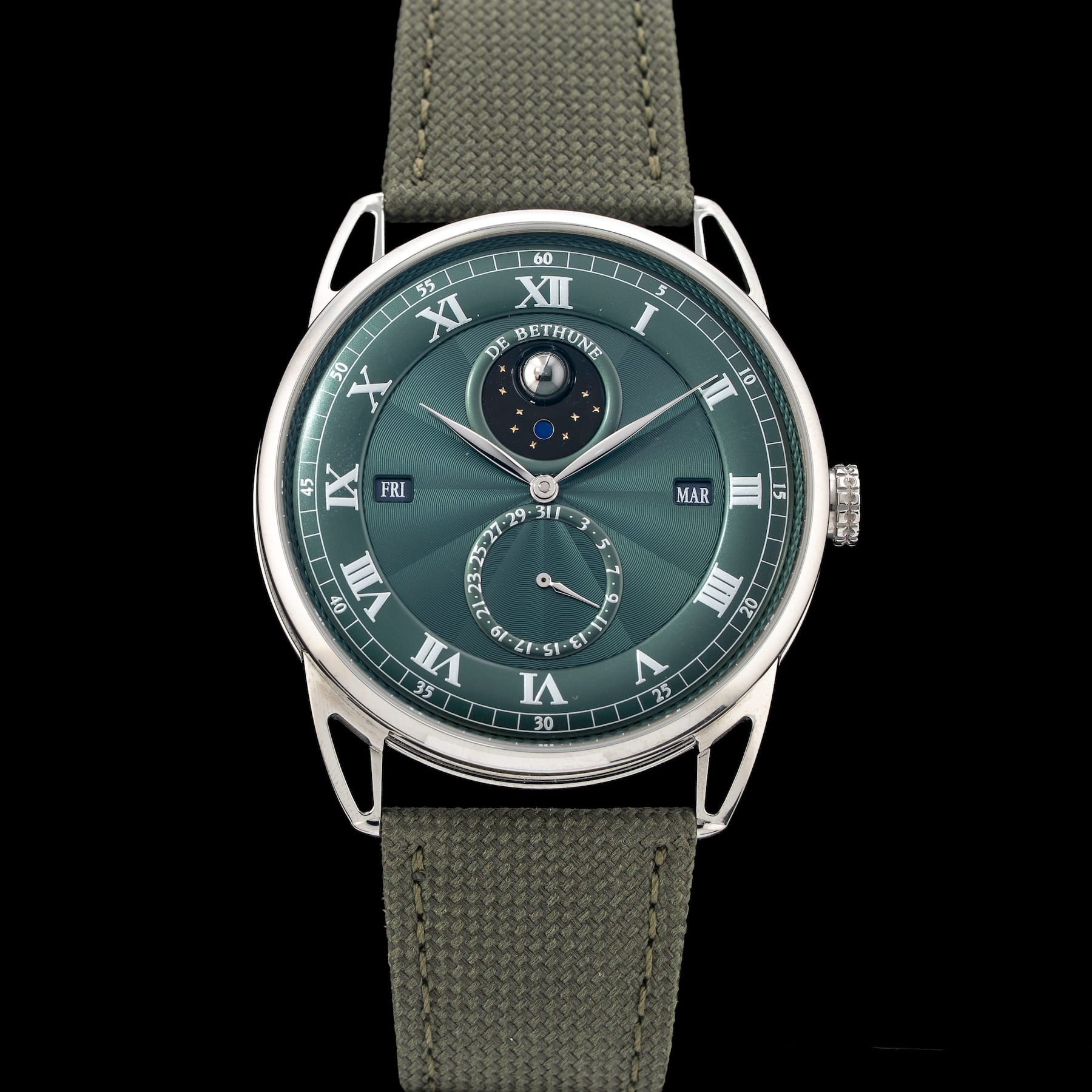 De Bethune Perpetual Calendar Green Dial Titanium DB25QPATIS4