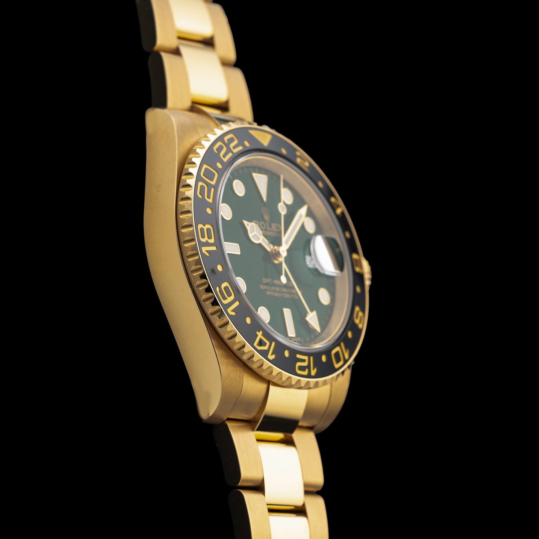 Rolex 116718LN GMT Master II Anniversary Green Dial