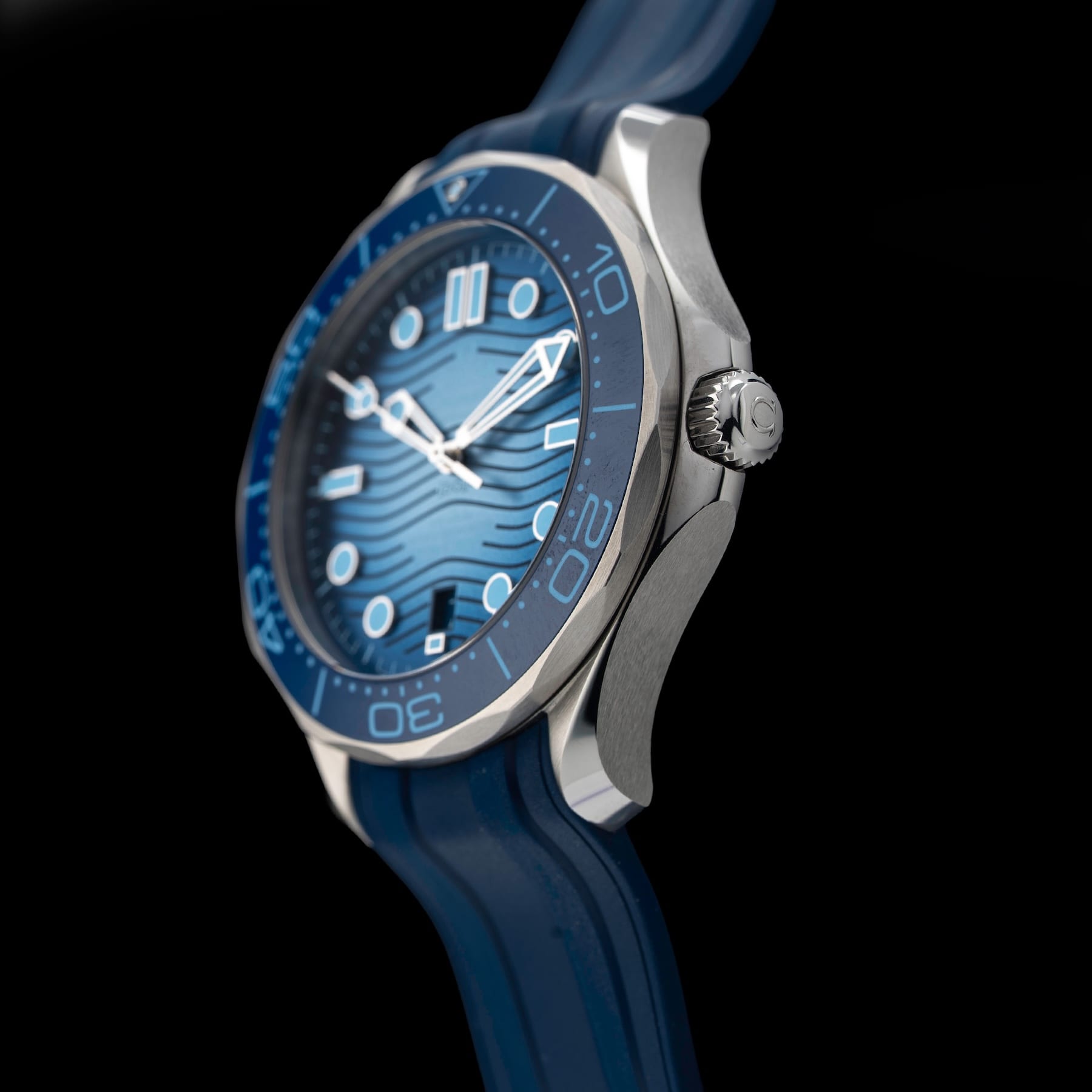 Omega 210.32.42.20.03.002 Seamaster Diver 300M Summer Blue On Strap