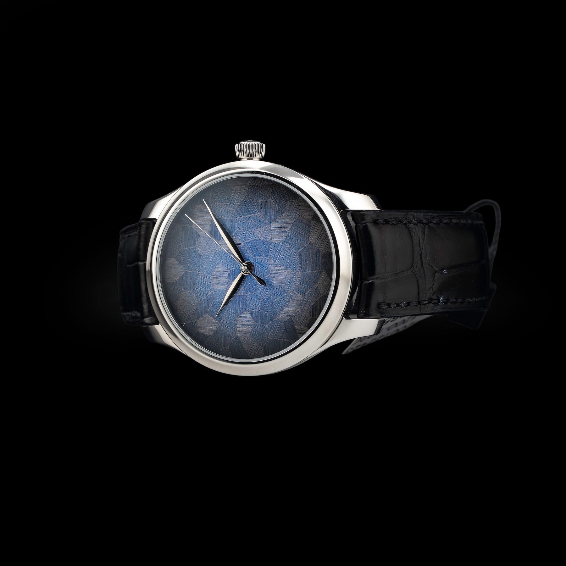 H. Moser & Cie. 1200-1220 Endeavour Centre Seconds Blue Mosaic Dial