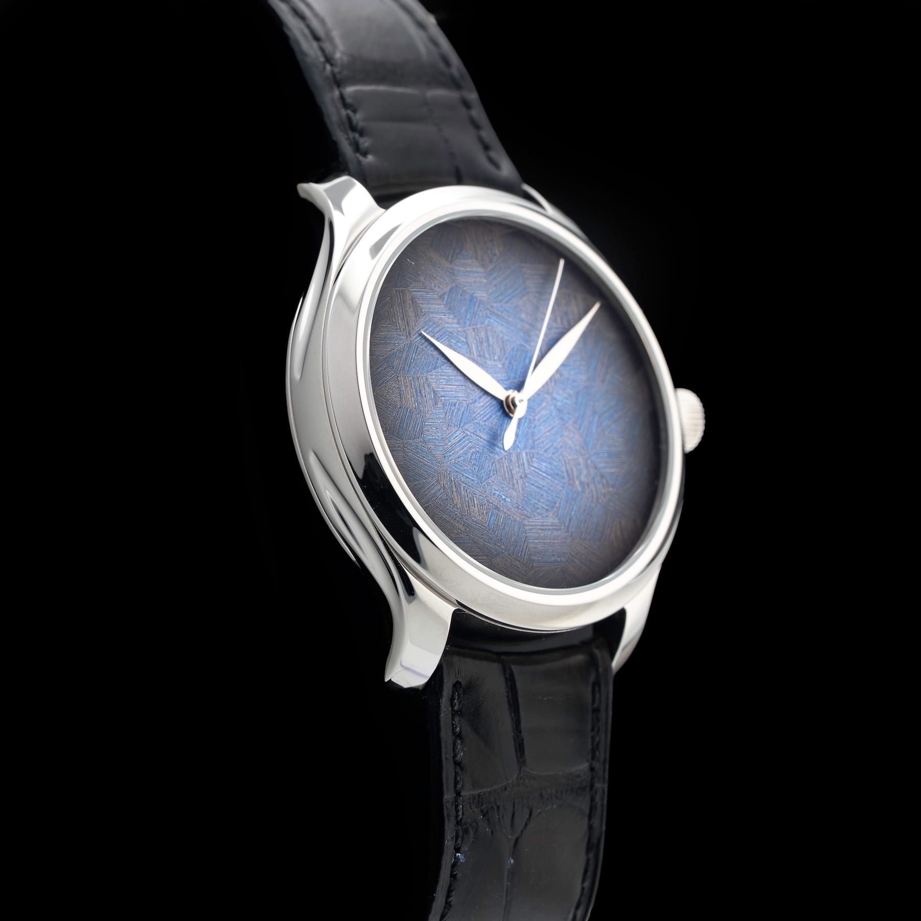 H. Moser & Cie. 1200-1220 Endeavour Centre Seconds Blue Mosaic Dial