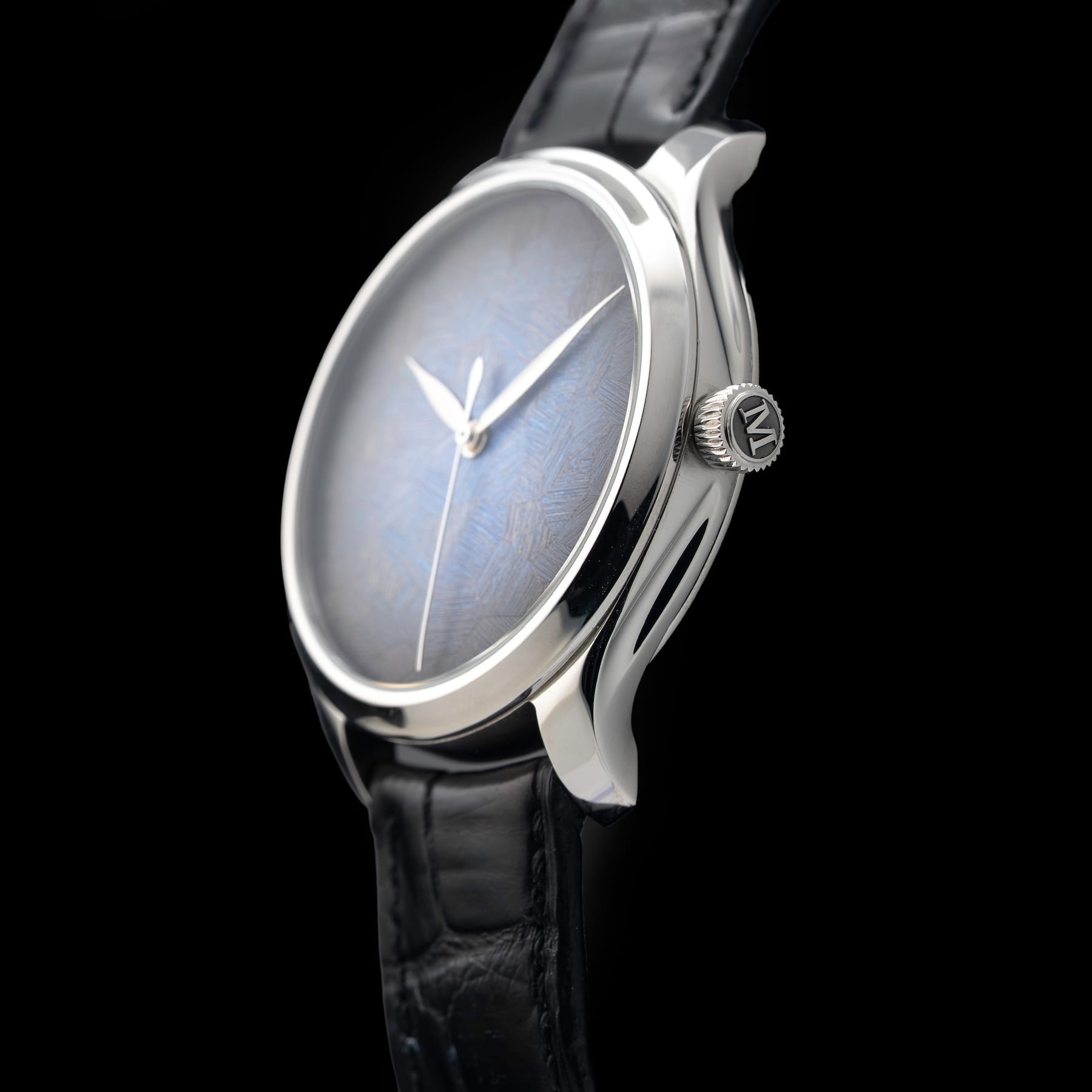 H. Moser & Cie. 1200-1220 Endeavour Centre Seconds Blue Mosaic Dial