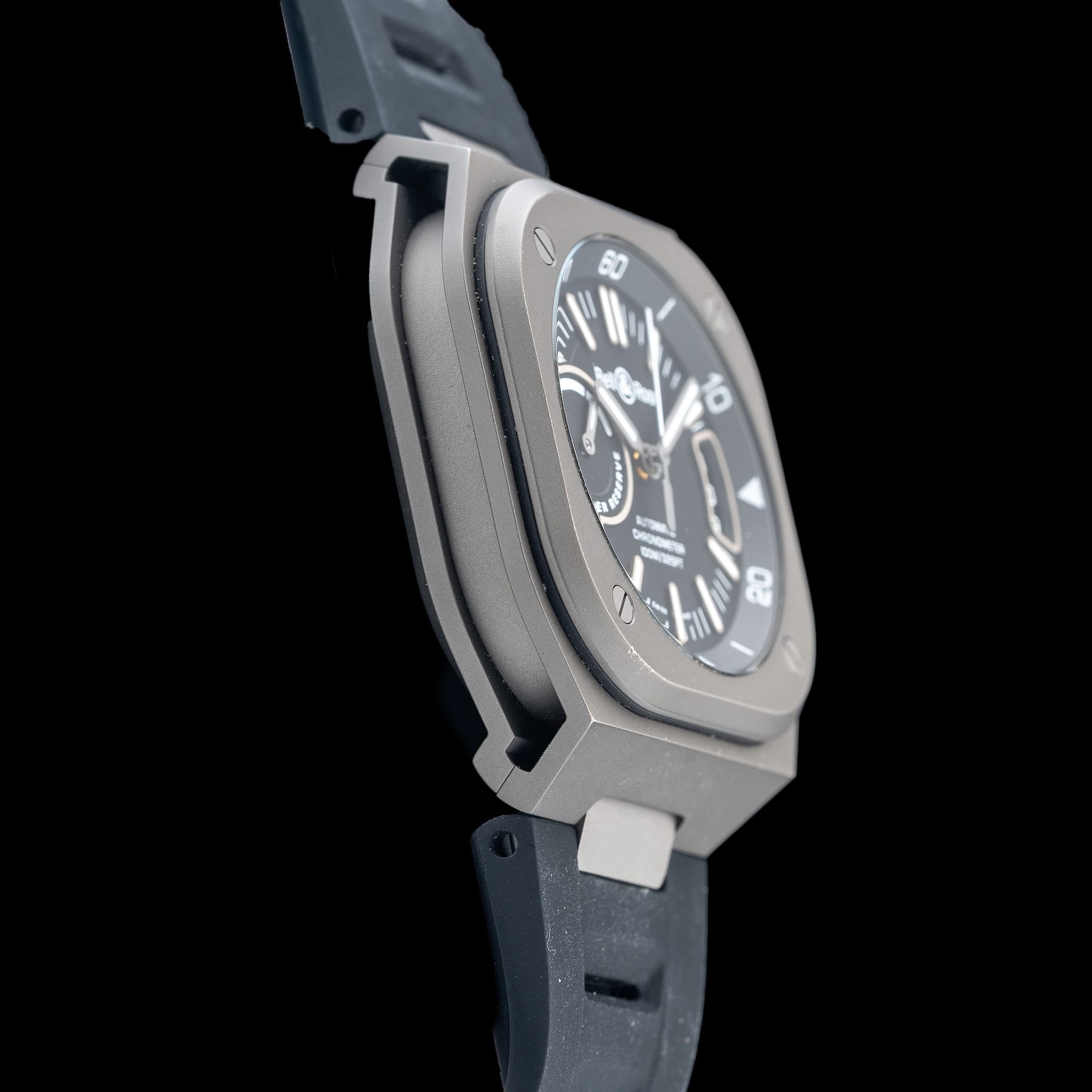 Bell & Ross BR-X5 Black Titanium on Strap BRX5R-BL-TI/SRB