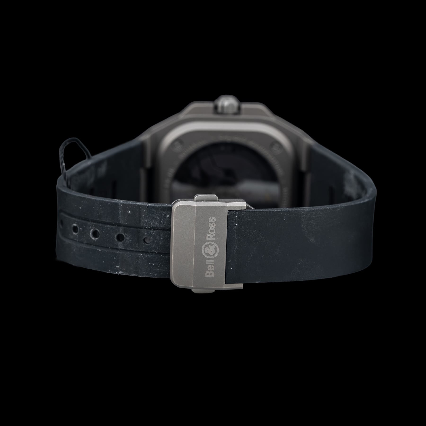 Bell & Ross BR-X5 Black Titanium on Strap BRX5R-BL-TI/SRB
