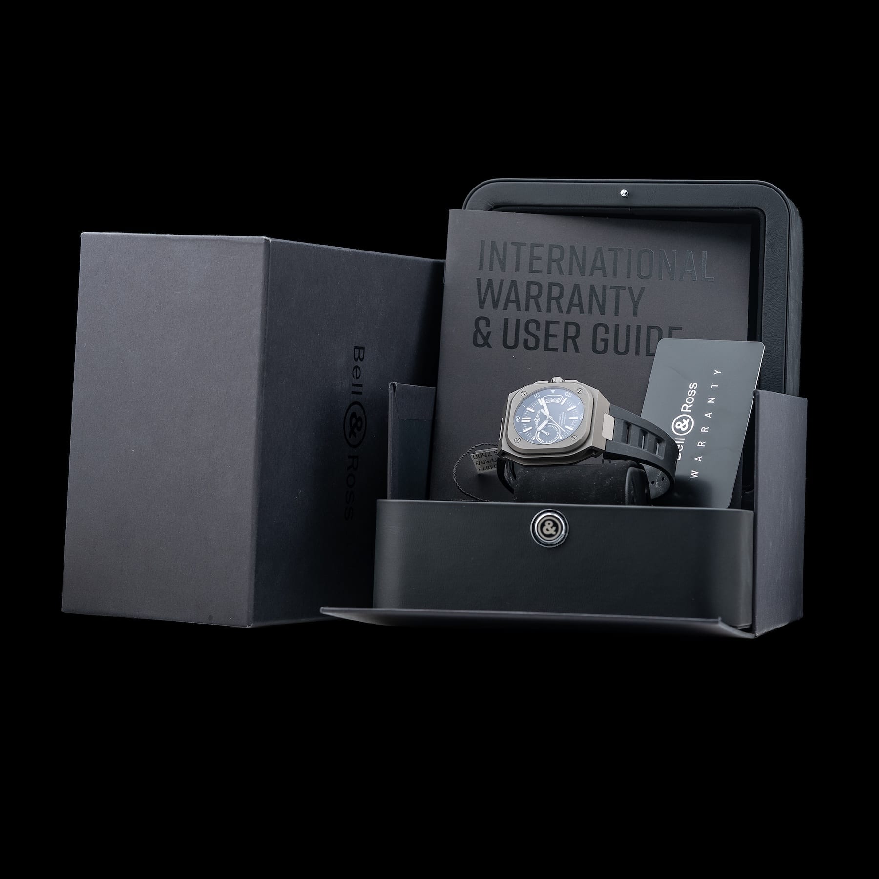 Bell & Ross BR-X5 Black Titanium on Strap BRX5R-BL-TI/SRB
