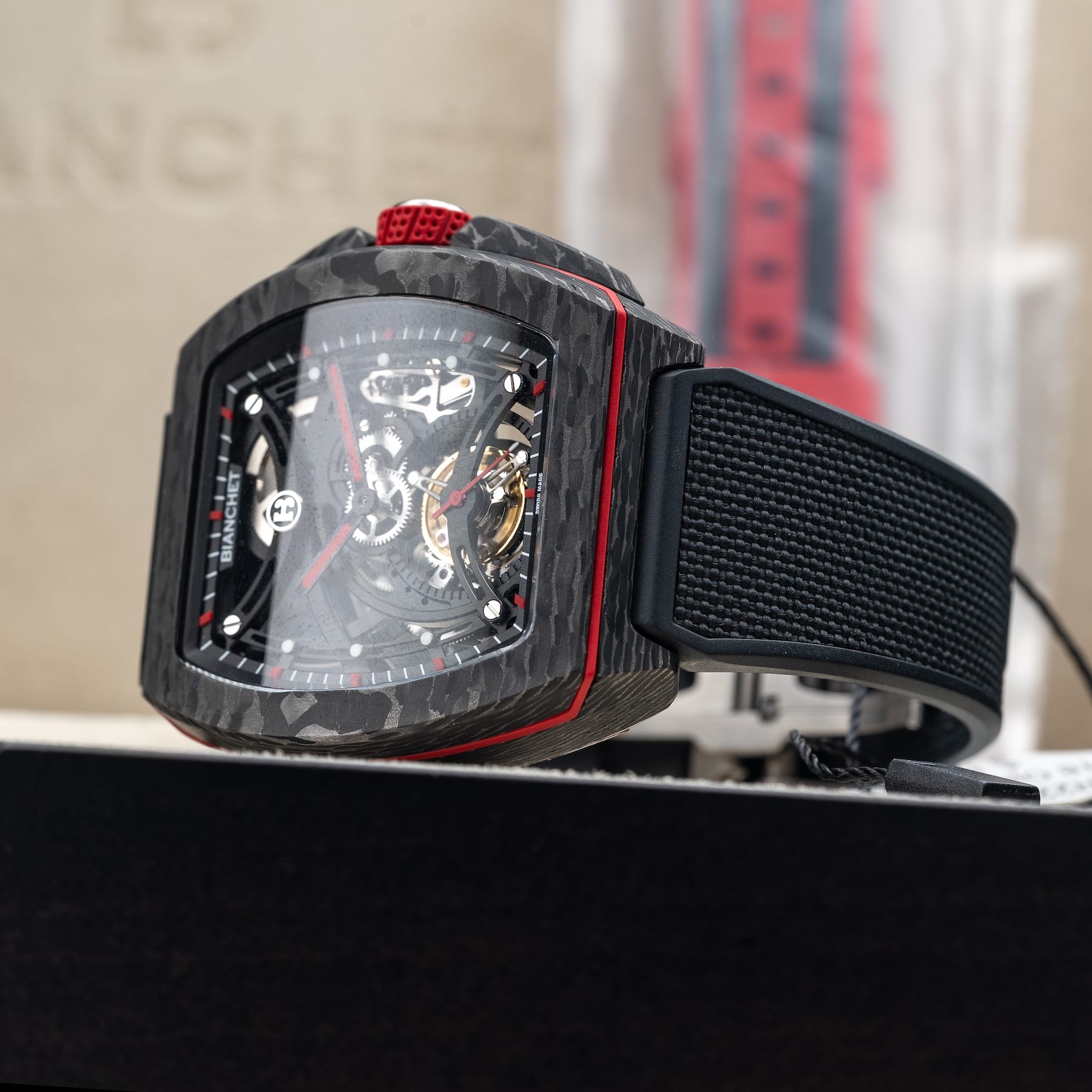 Bianchet Carbon Red Tourbillon B1.618 Openwork