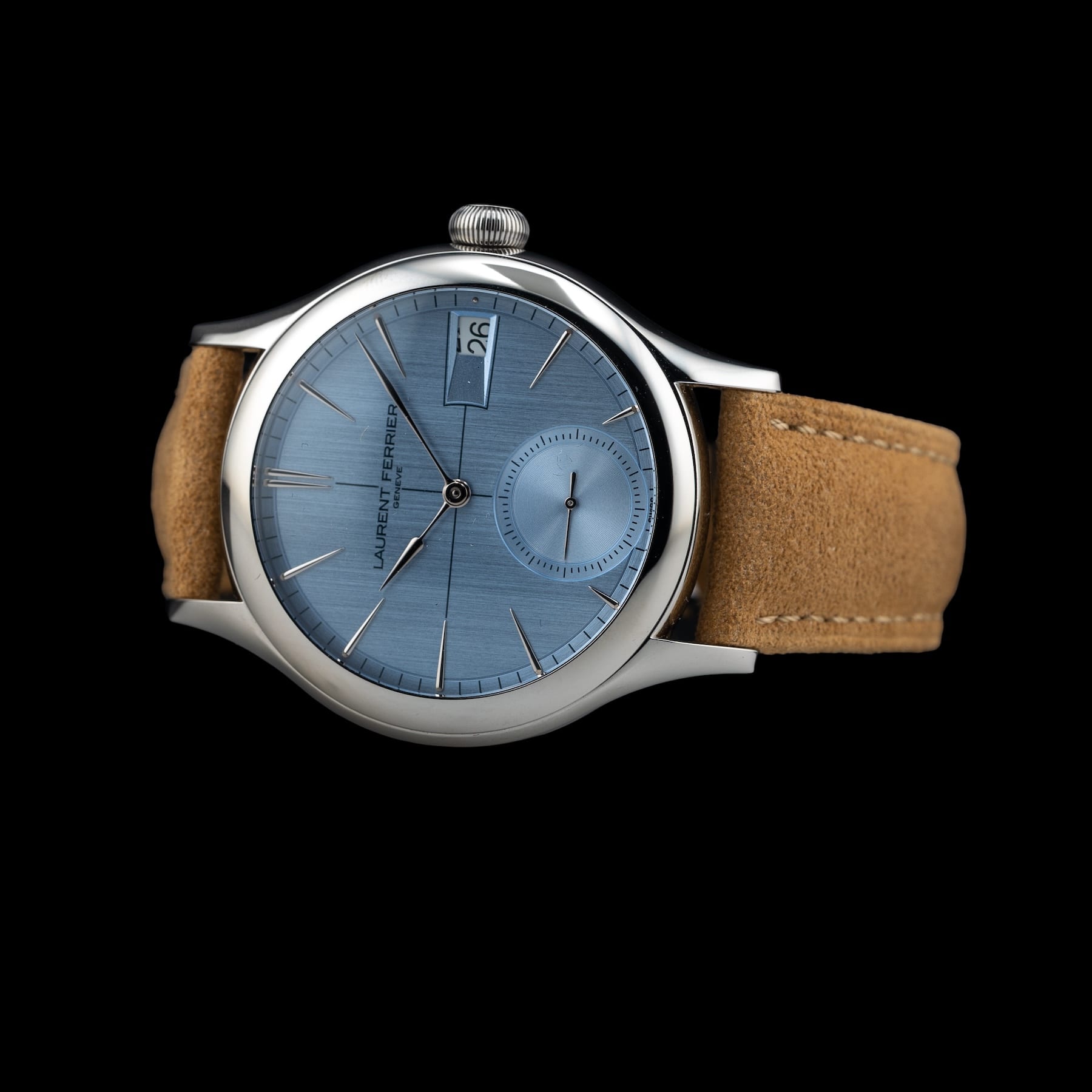 Laurent Ferrier Classic Auto 40mm Ice Blue Sunburst Dial LCF046.AC.CG1