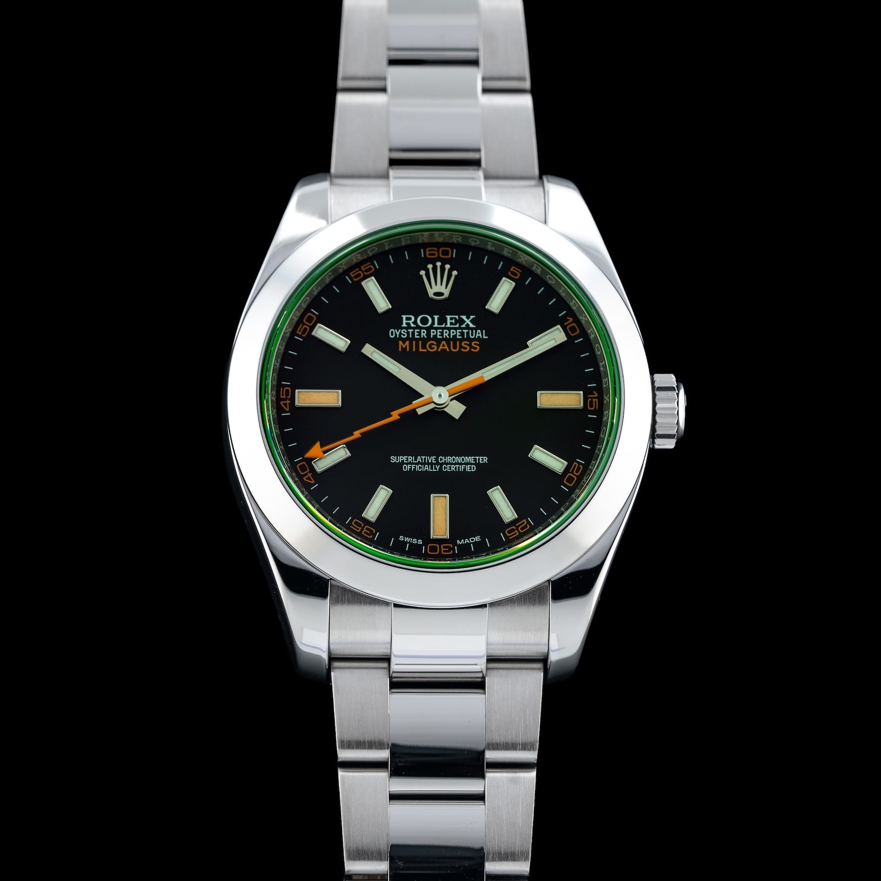 Rolex Milgauss Black Dial M116400GV-0001
