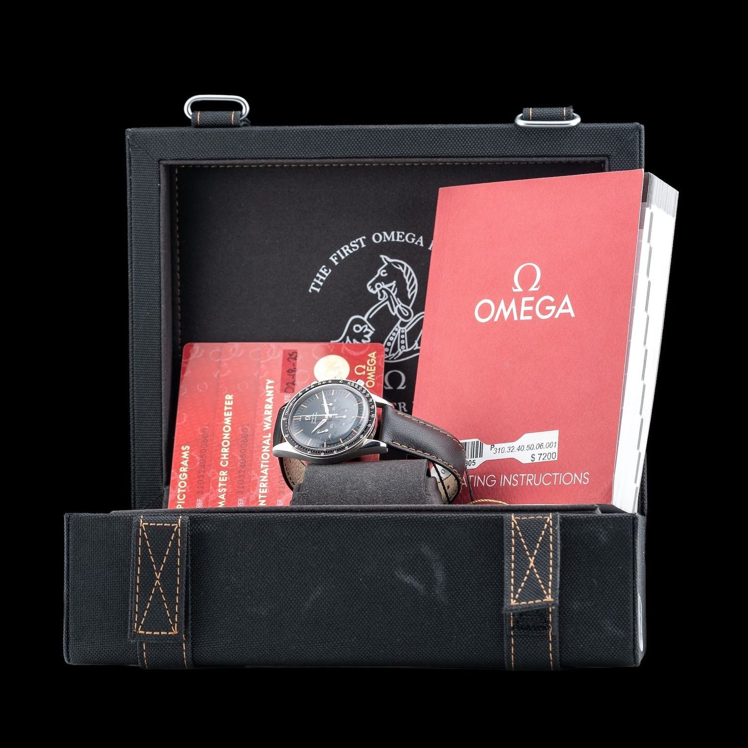 Omega Speedmaster First Omega In Space "Fois" 310.32.40.50.06.001 On Leather Strap
