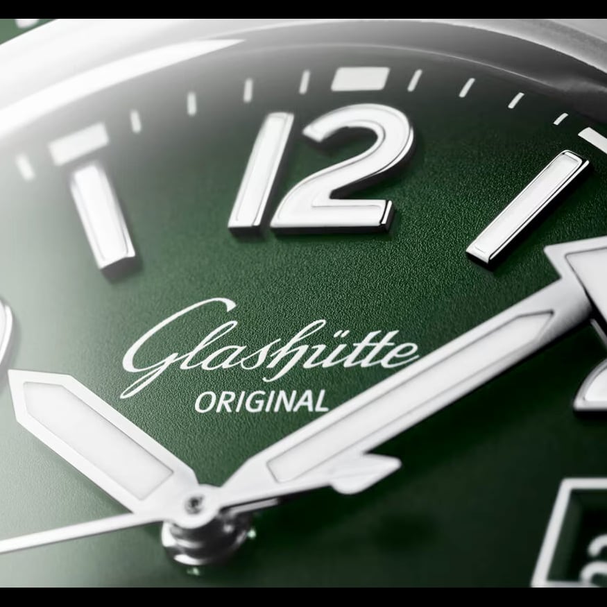 Glashütte Original 1-39-11-13-63-34 SeaQ Green Dial