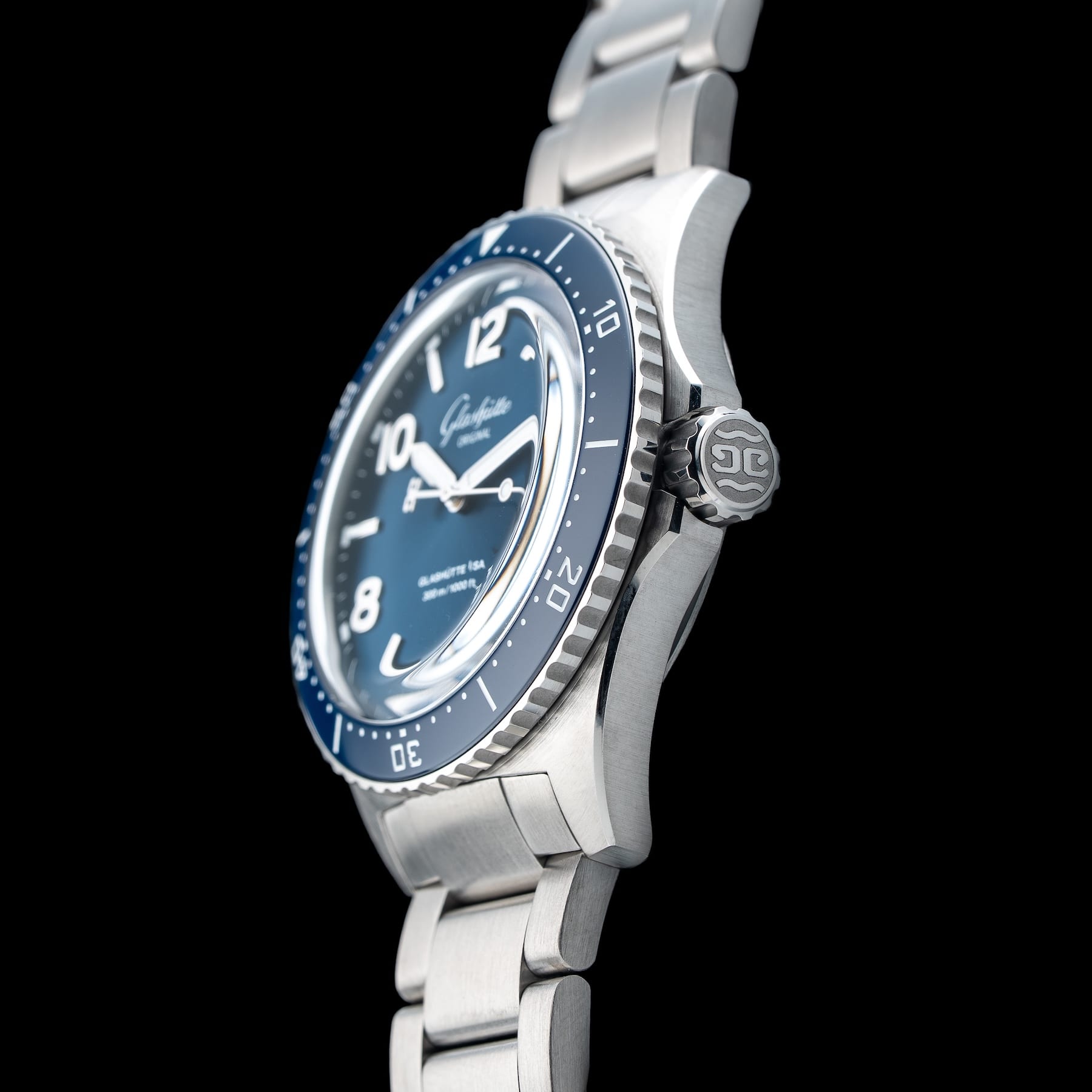 Glashütte Original SeaQ Panorama Date Blue Dial Steel 1-36-13-02-81-70