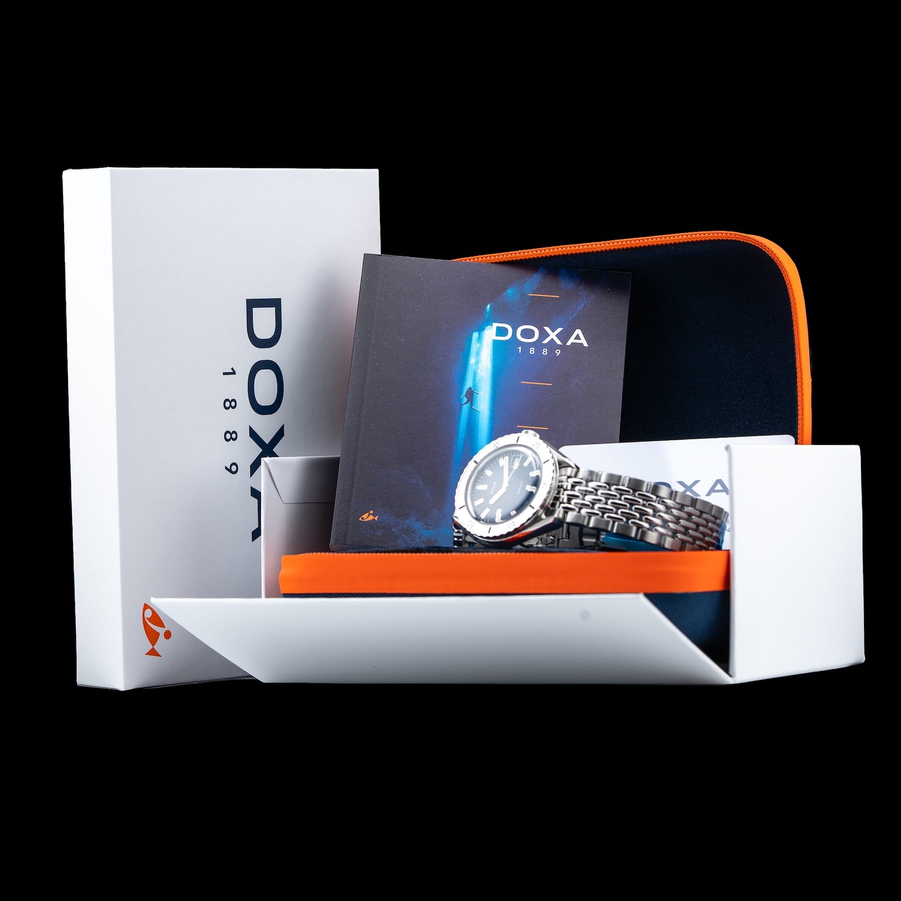 DOXA Sub 200 Caribbean 796.10.201.10 On Stainless Steel Bracelet