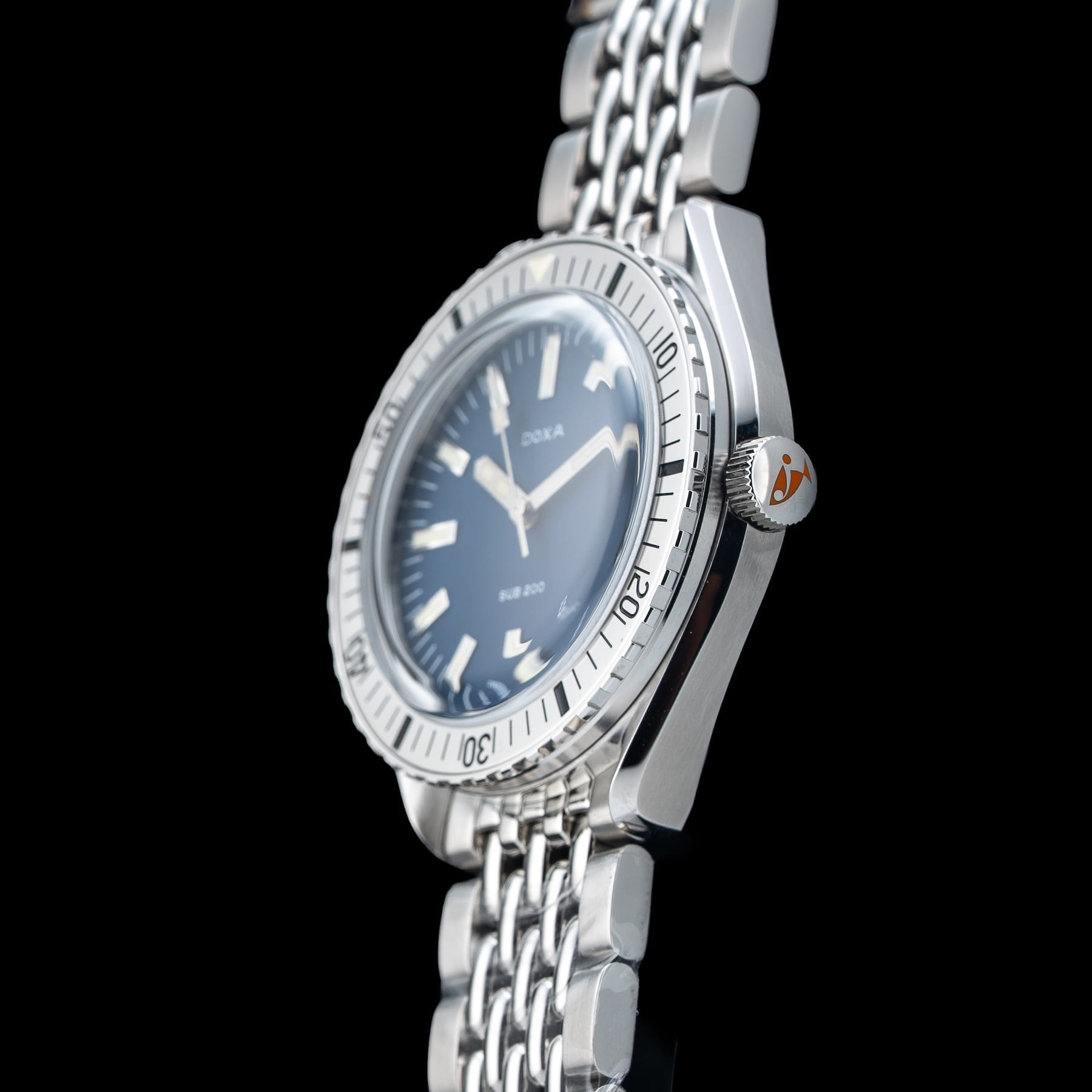 DOXA Sub 200 Caribbean 796.10.201.10 On Stainless Steel Bracelet