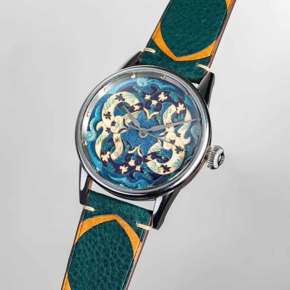 Tan Zehua Melody Cloisonne Enamel Blue Dragon