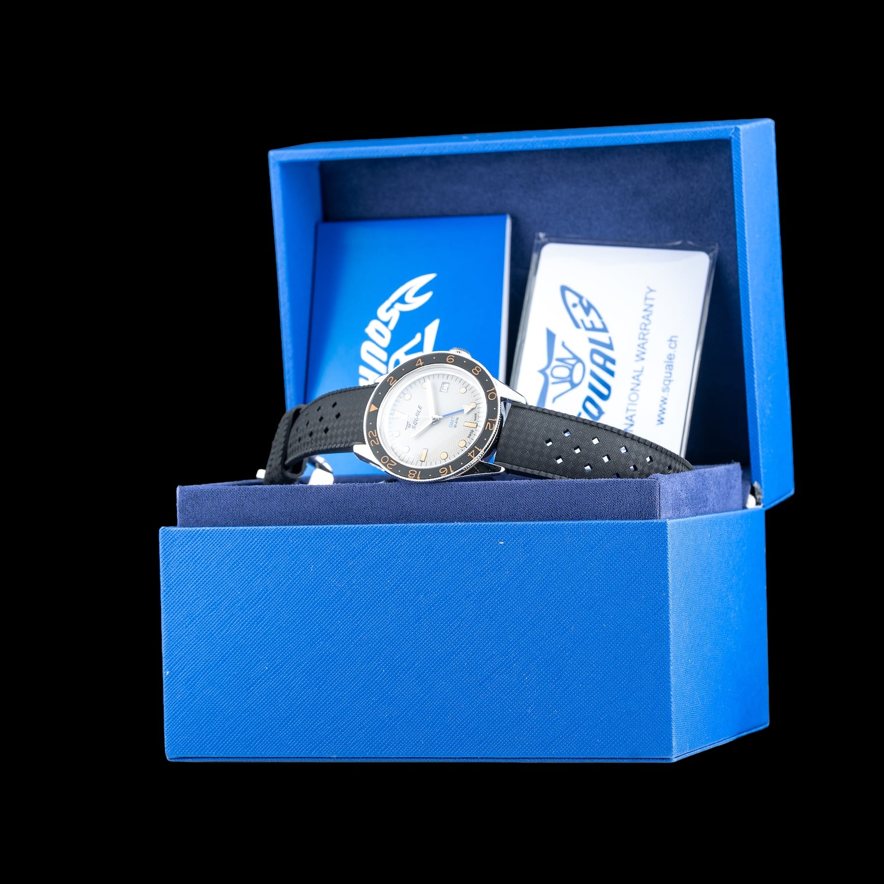 Squale SUB-39 GMT "Sharkbelly" Grey Guilloché U.S. Exclusive SUB-39ERG.HT