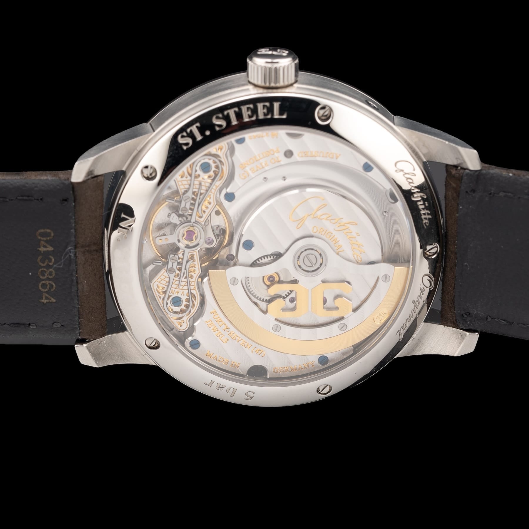 Glashütte Original PanoMaticLunar Green Dial 1-90-02-13-32-02
