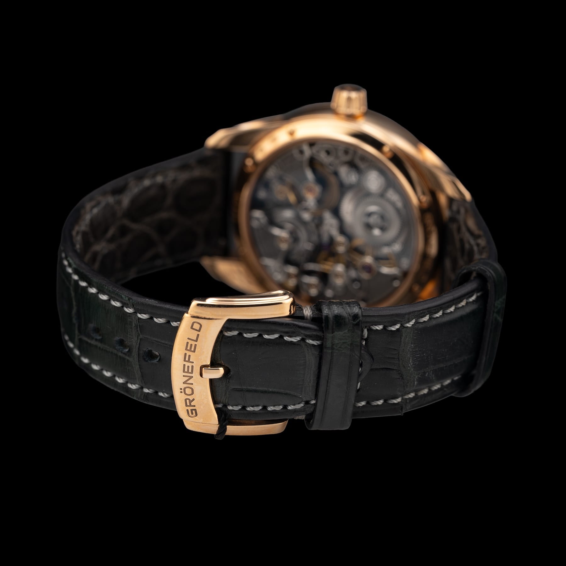 Grönefeld 1941 Remontoire Red Gold Grey Dial