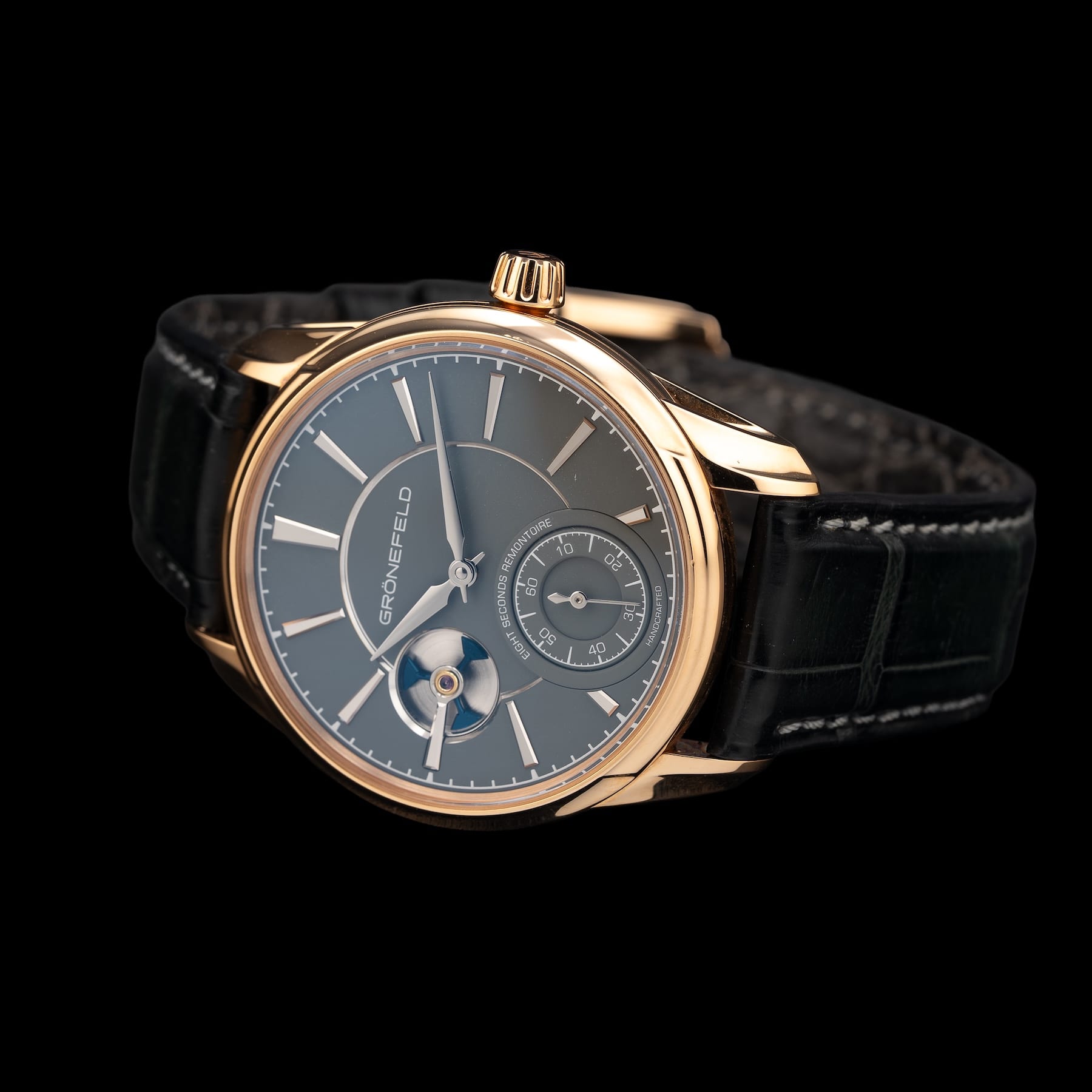Grönefeld 1941 Remontoire Red Gold Grey Dial