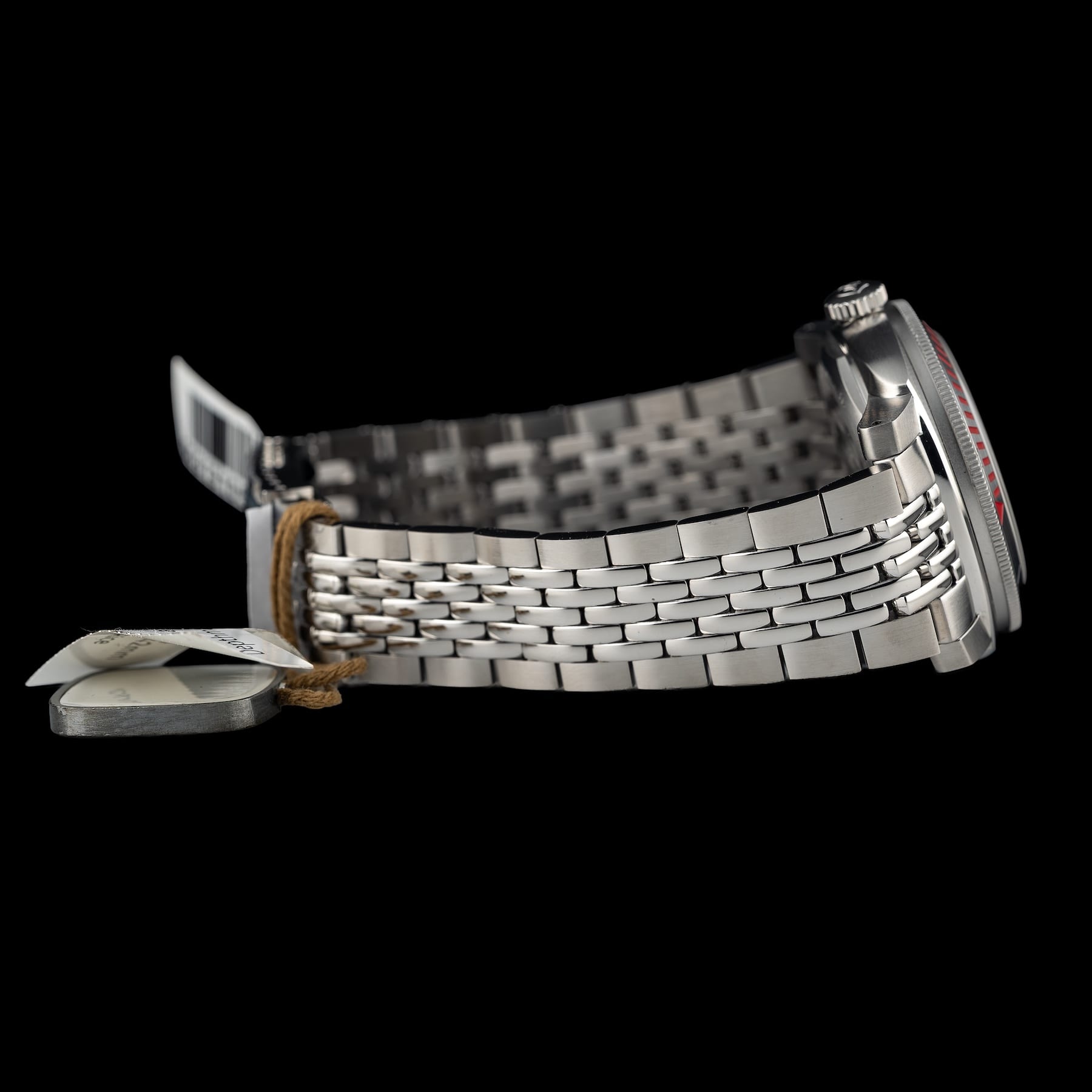 Nivada Grenchen 14200A04 Pacman Depthmaster 42mm on Bead of Rice Bracelet