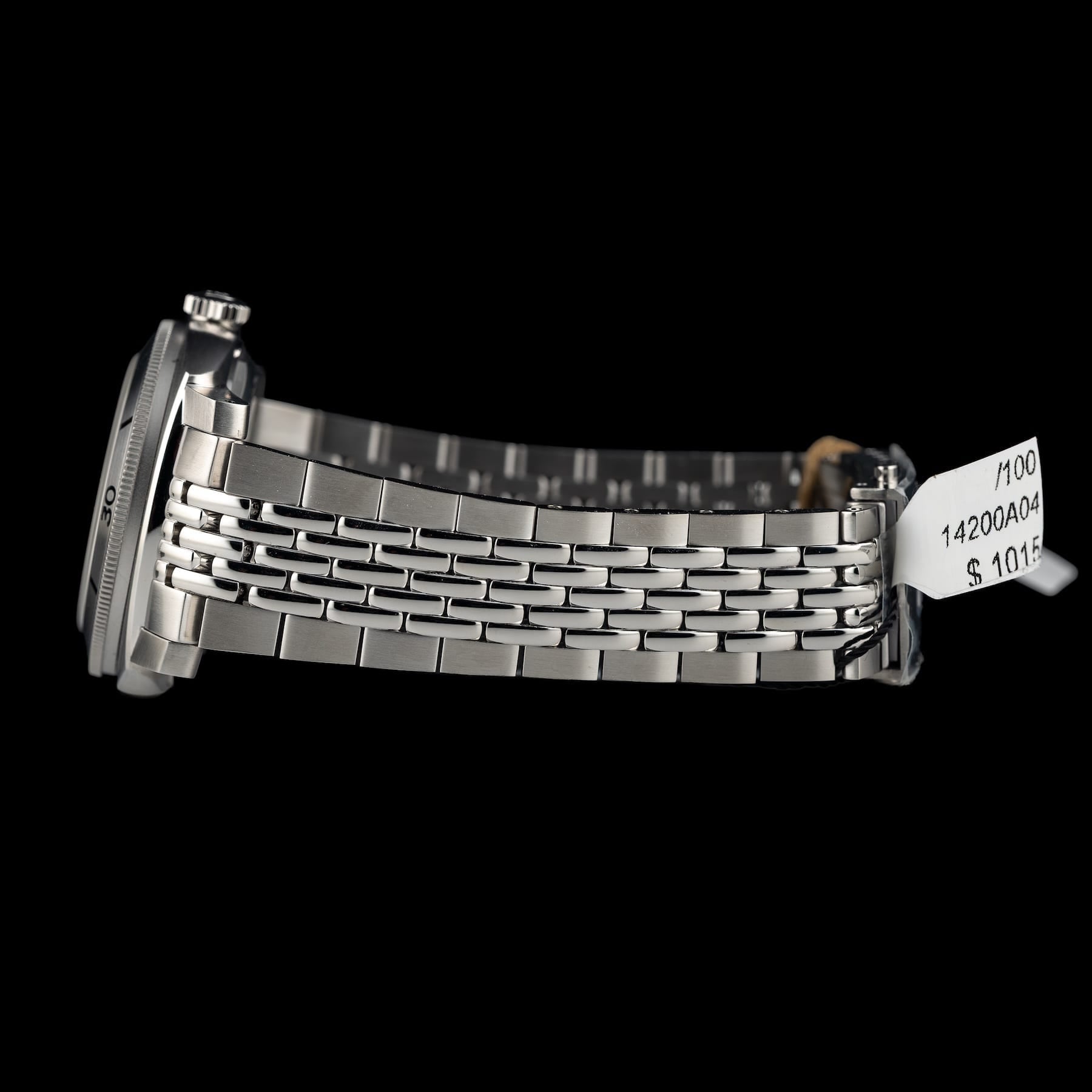 Nivada Grenchen 14200A04 Pacman Depthmaster 42mm on Bead of Rice Bracelet