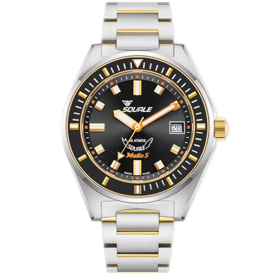 Squale Matic S Two-Tone Bracelet MATICGBKBK.SSBI