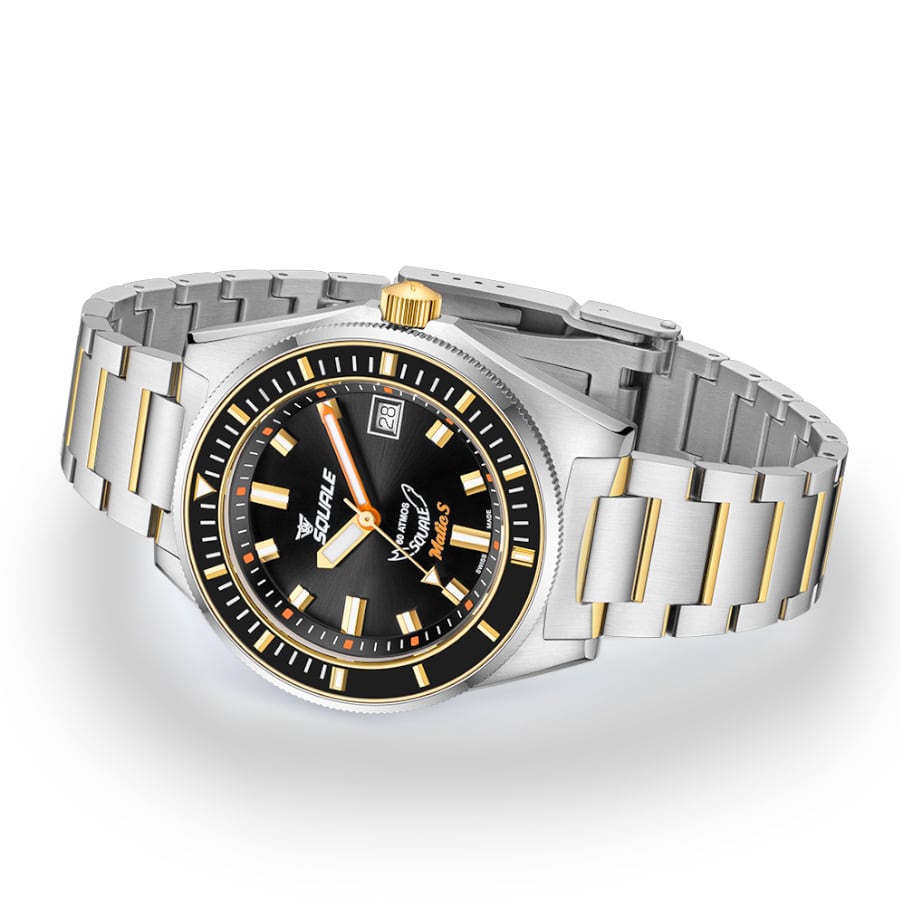 Squale Matic S Two-Tone Bracelet MATICGBKBK.SSBI