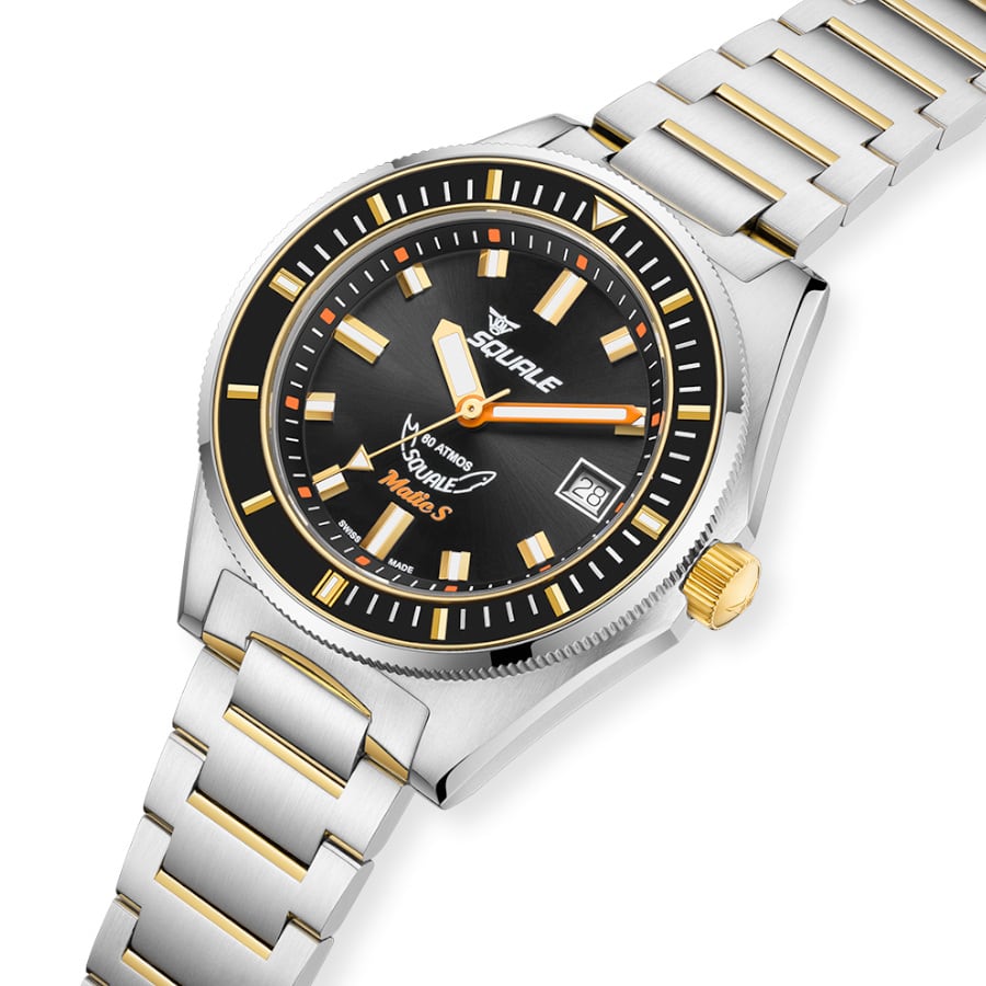 Squale Matic S Two-Tone Bracelet MATICGBKBK.SSBI