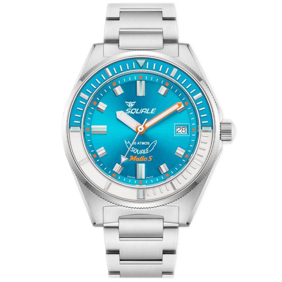 Squale Matic S Light Blue Bracelet MATICLBWLB.SSBX
