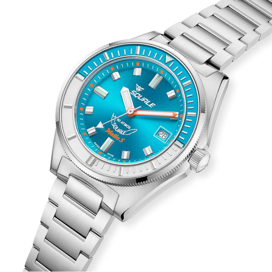 Squale Matic S Light Blue Bracelet MATICLBWLB.SSBX