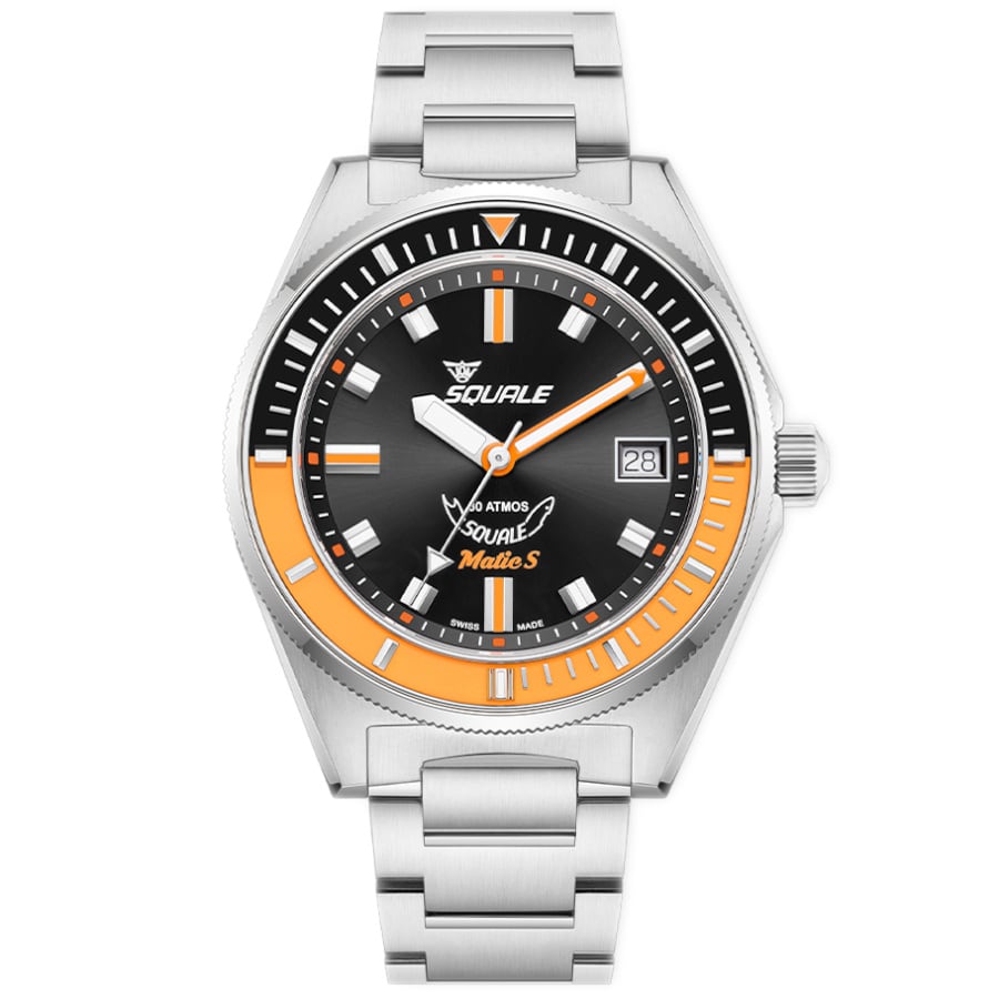 Squale Matic S Orange Bracelet MATICBKOBK.SSBX