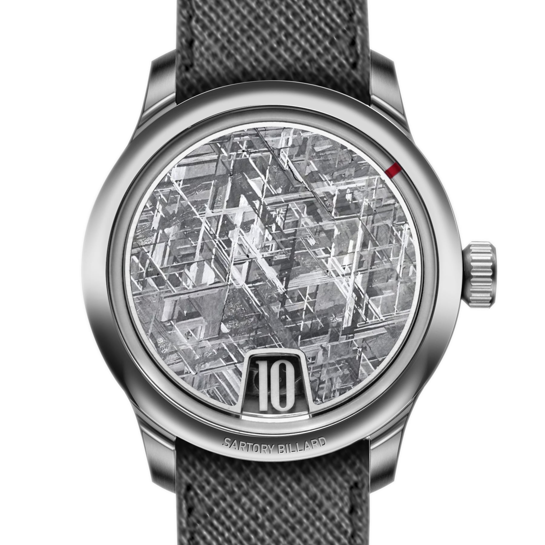 Sartory Billard SB10 Jump Hour Meteorite On Strap