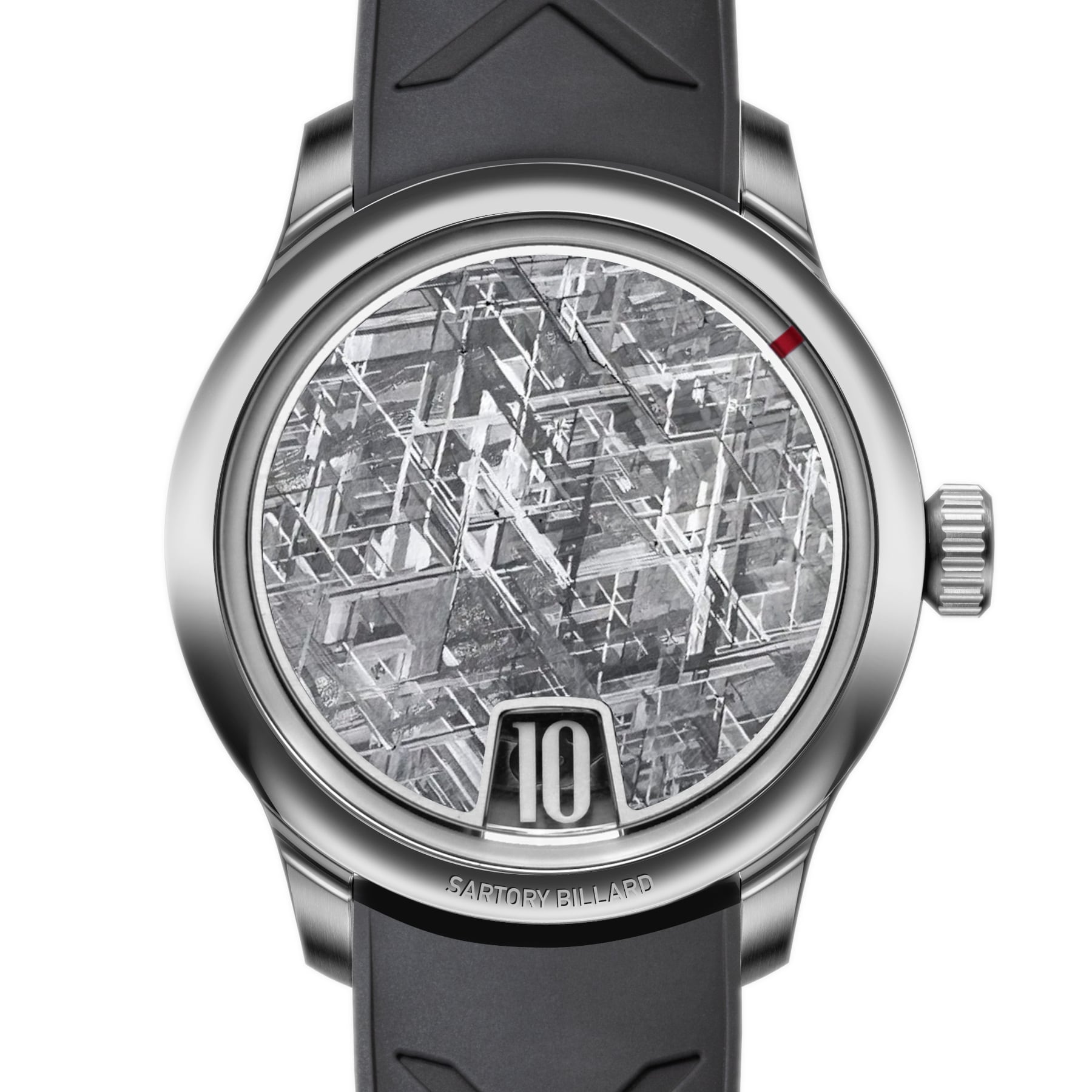 Sartory Billard SB10 Jump Hour Meteorite On Strap