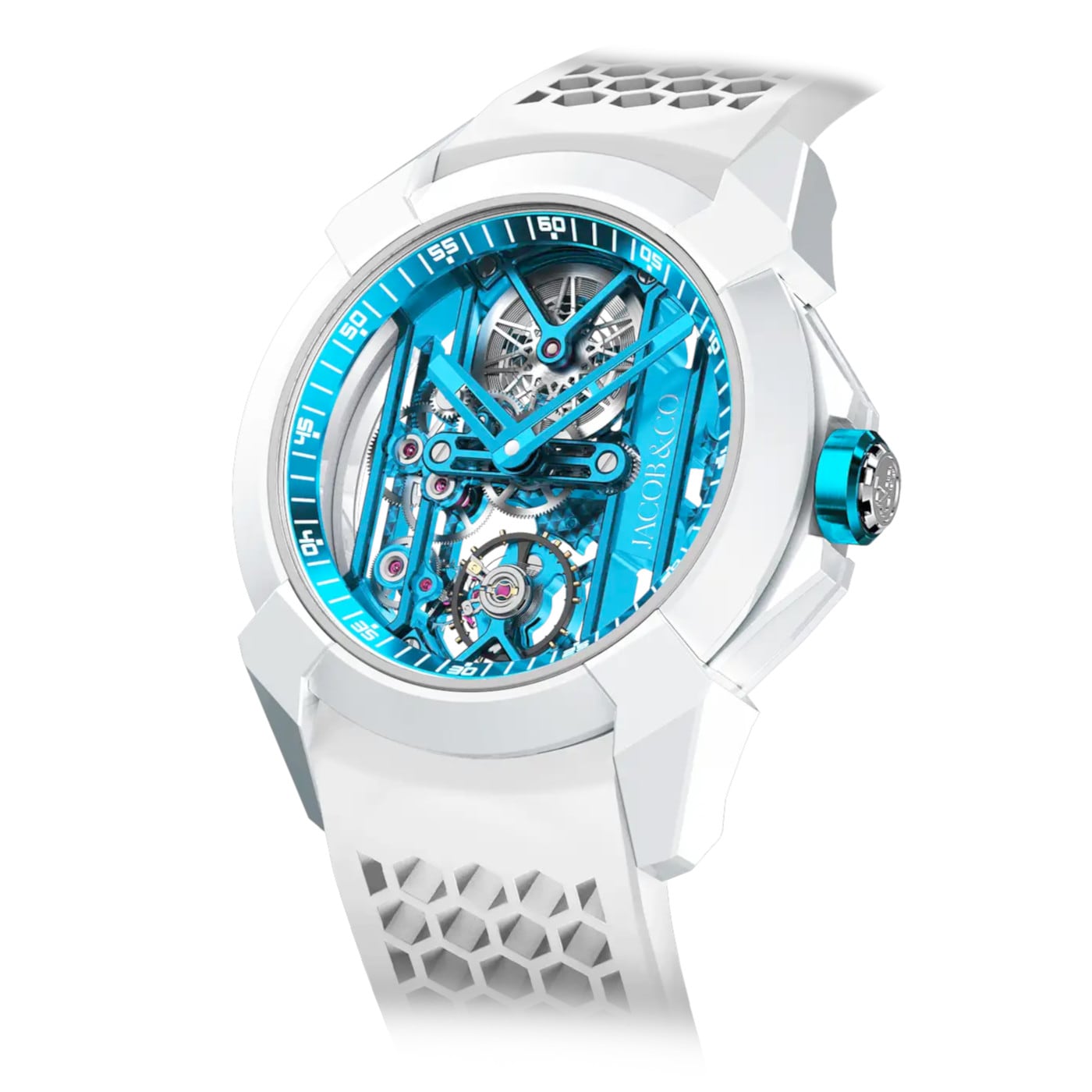 Jacob & Co. Epic X Ceramic Electric Blue EX115.95.AM.AA.ABRUA