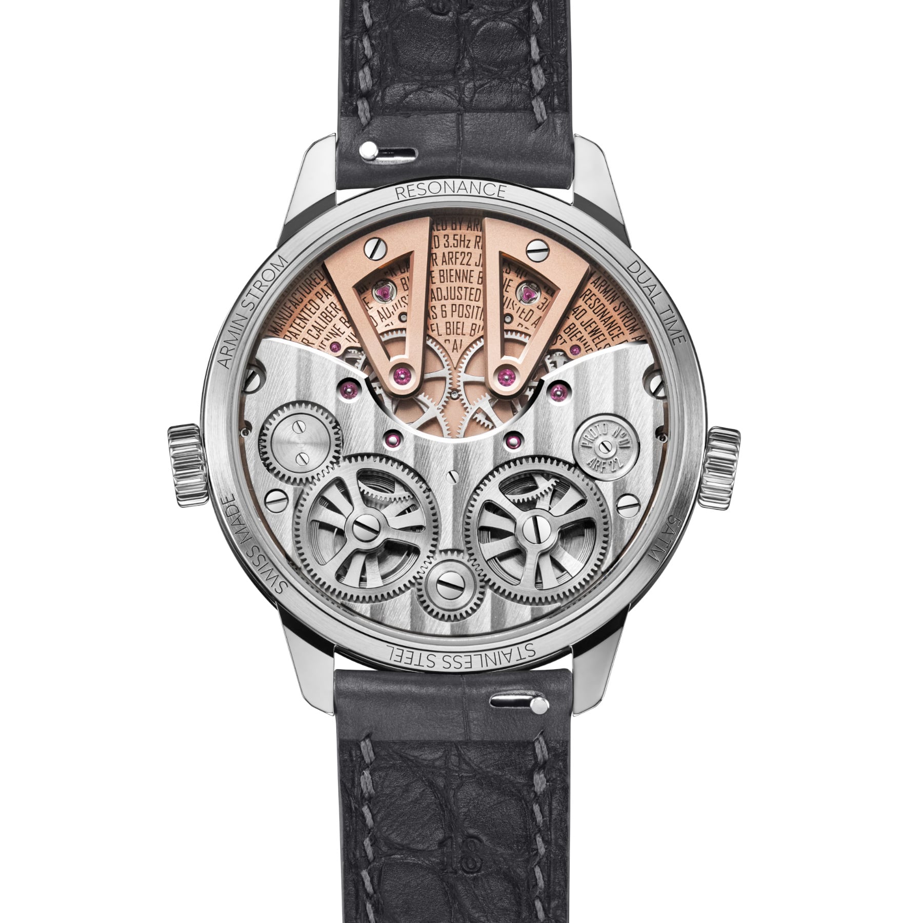 Armin Strom Dual Time GMT Resonance Aventurine ST26-DT.CT
