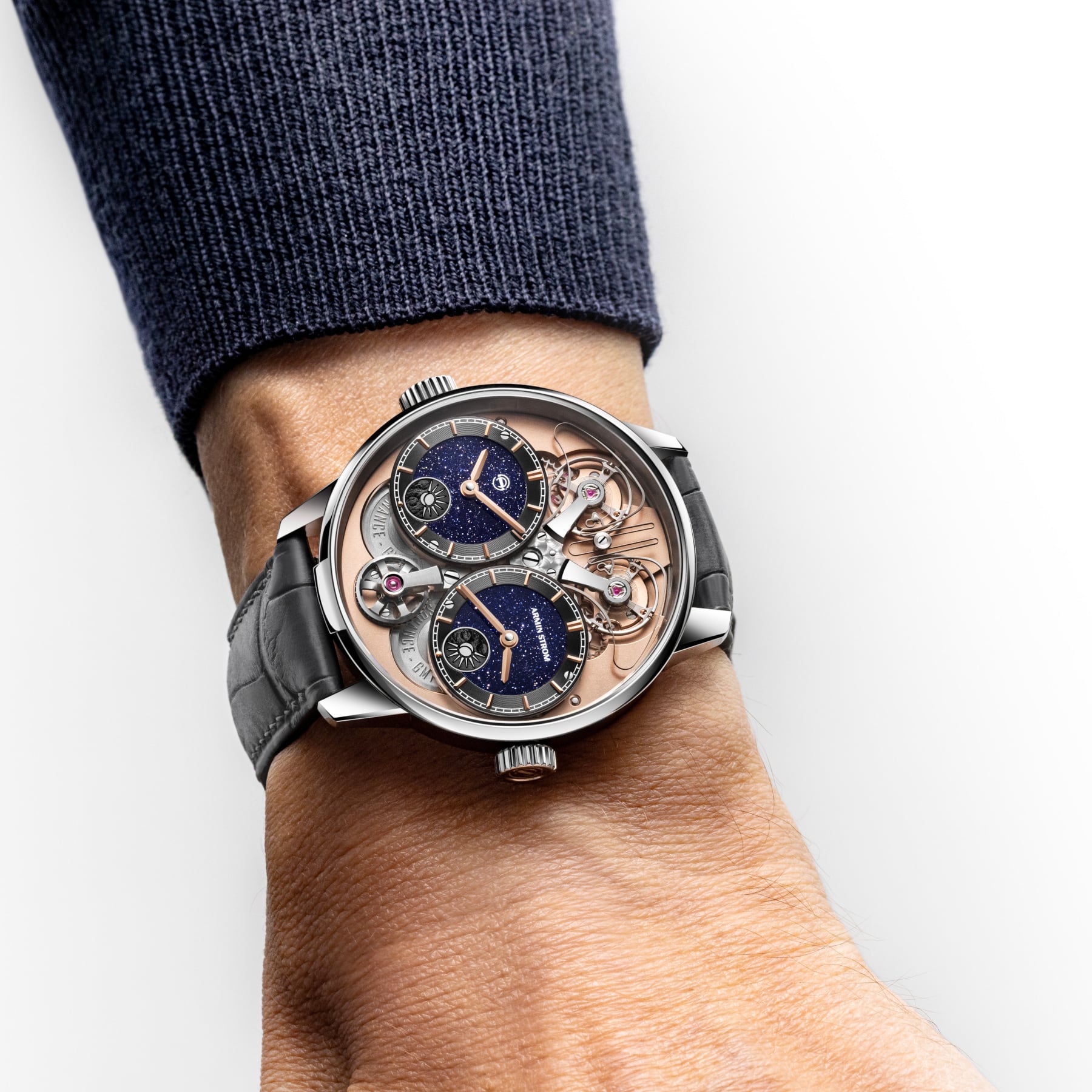 Armin Strom Dual Time GMT Resonance Aventurine ST26-DT.CT