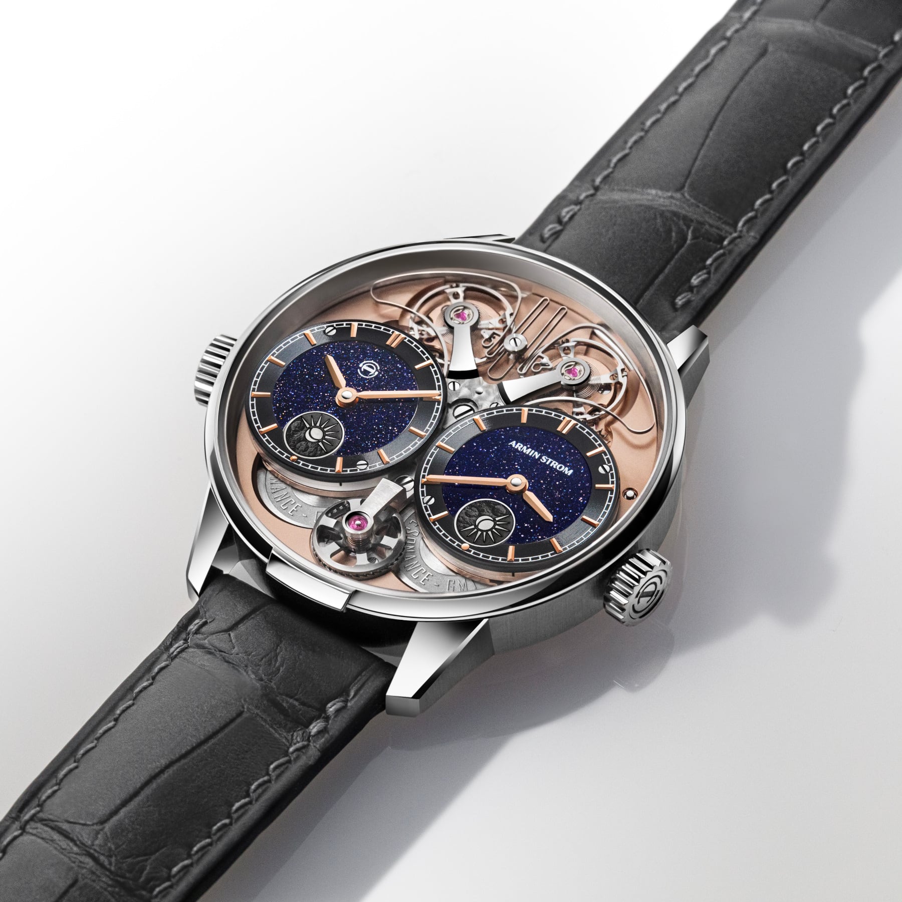 Armin Strom Dual Time GMT Resonance Aventurine ST26-DT.CT