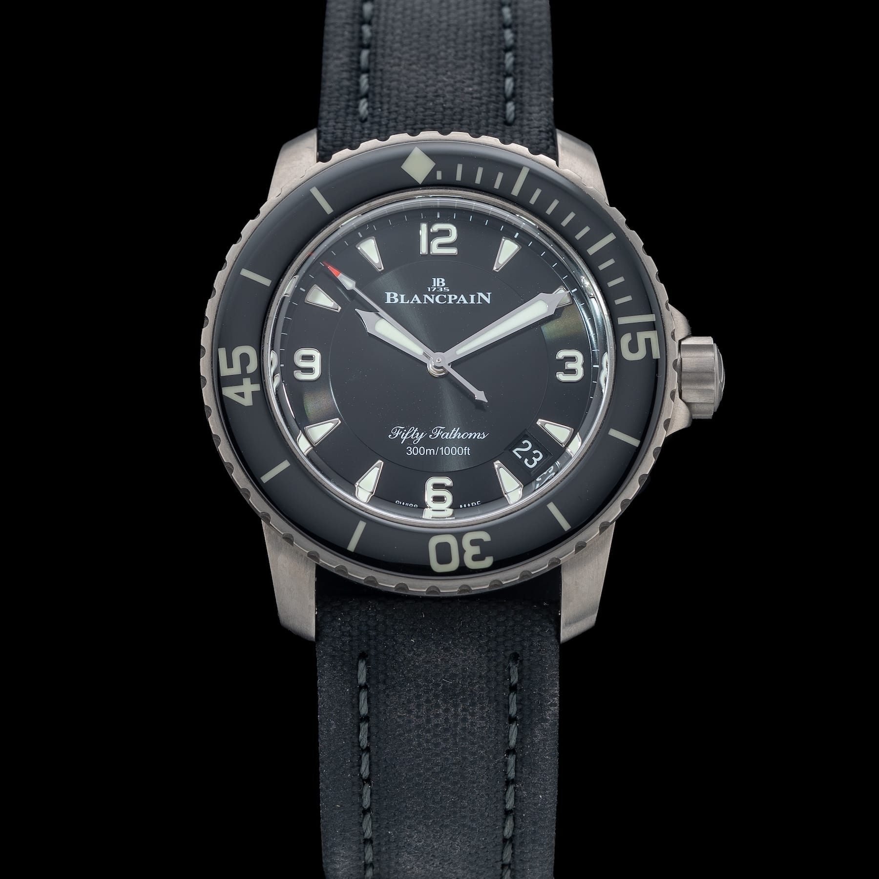 Blancpain Fifty Fathoms Titanium 5015 12B30 NABA