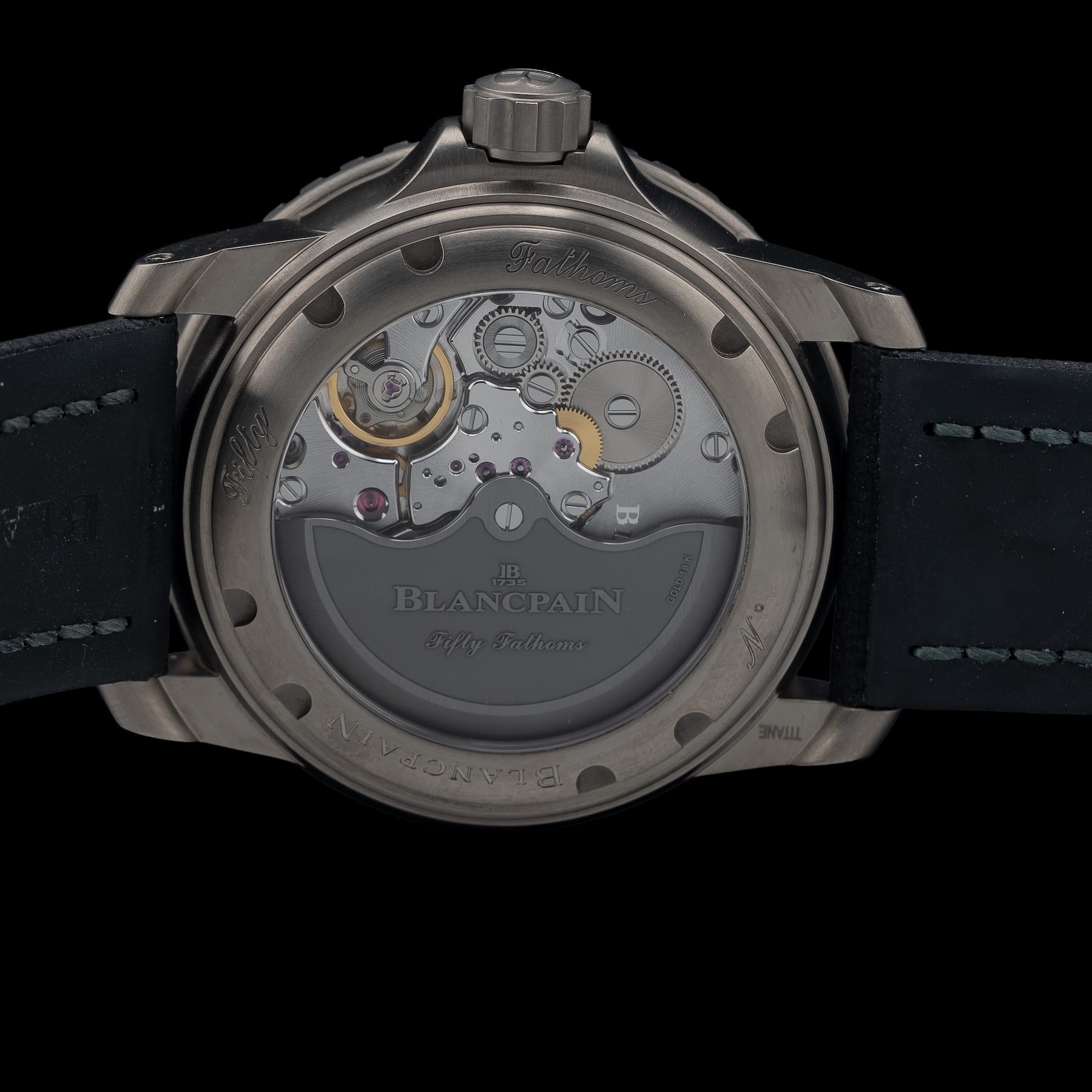 Blancpain Fifty Fathoms Titanium 5015 12B30 NABA
