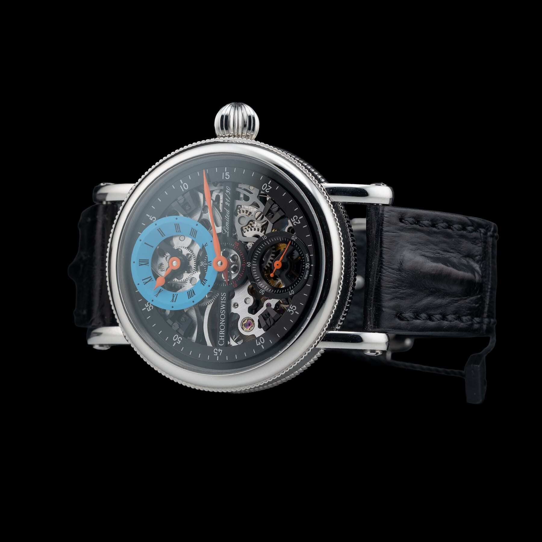 Chronoswiss CH-6723S-BKLB Flying Grand Regulator Skeleton Blue