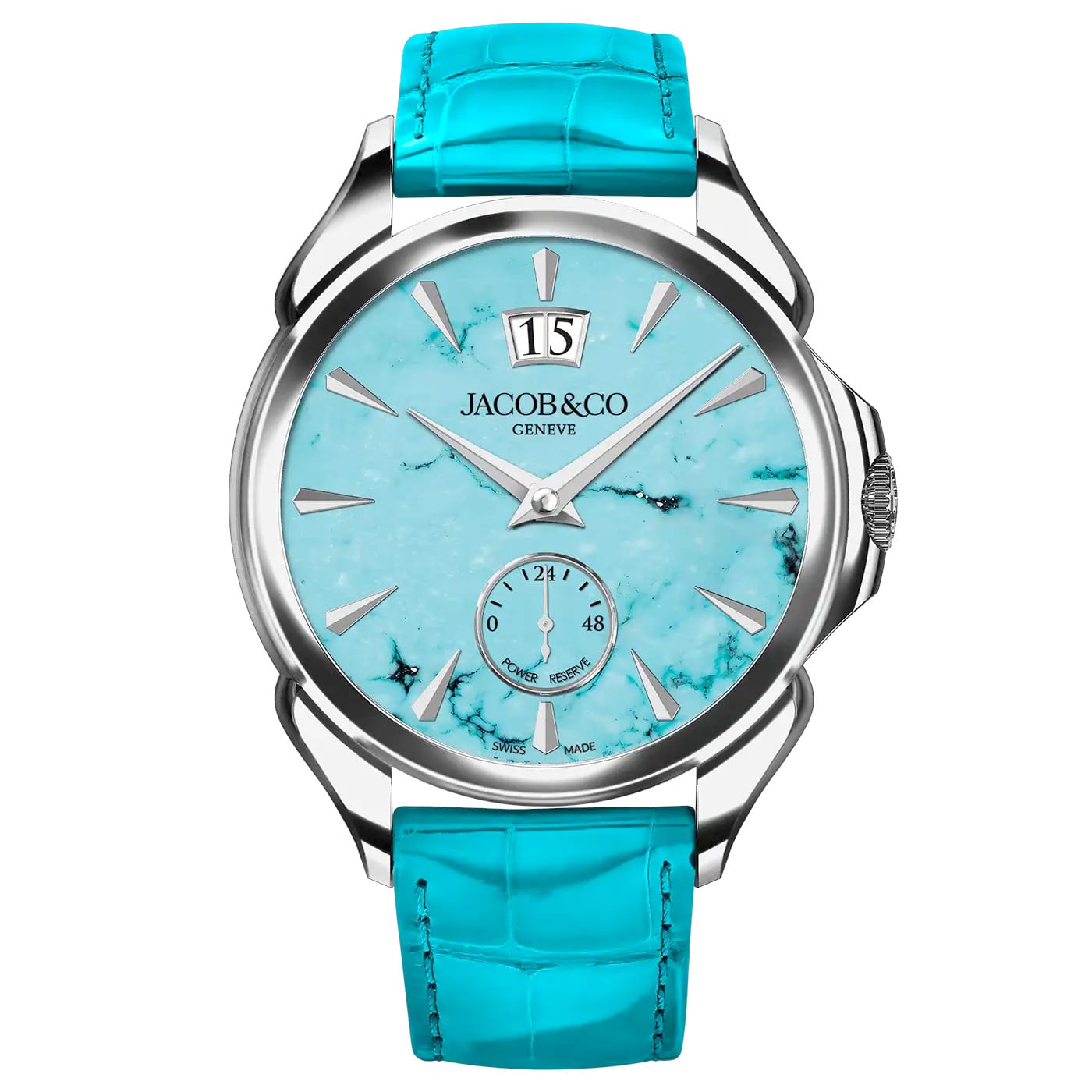 Jacob & Co. Palatial Classic Stainless Steel Turquoise PC400.10.AD.AK.ABALA